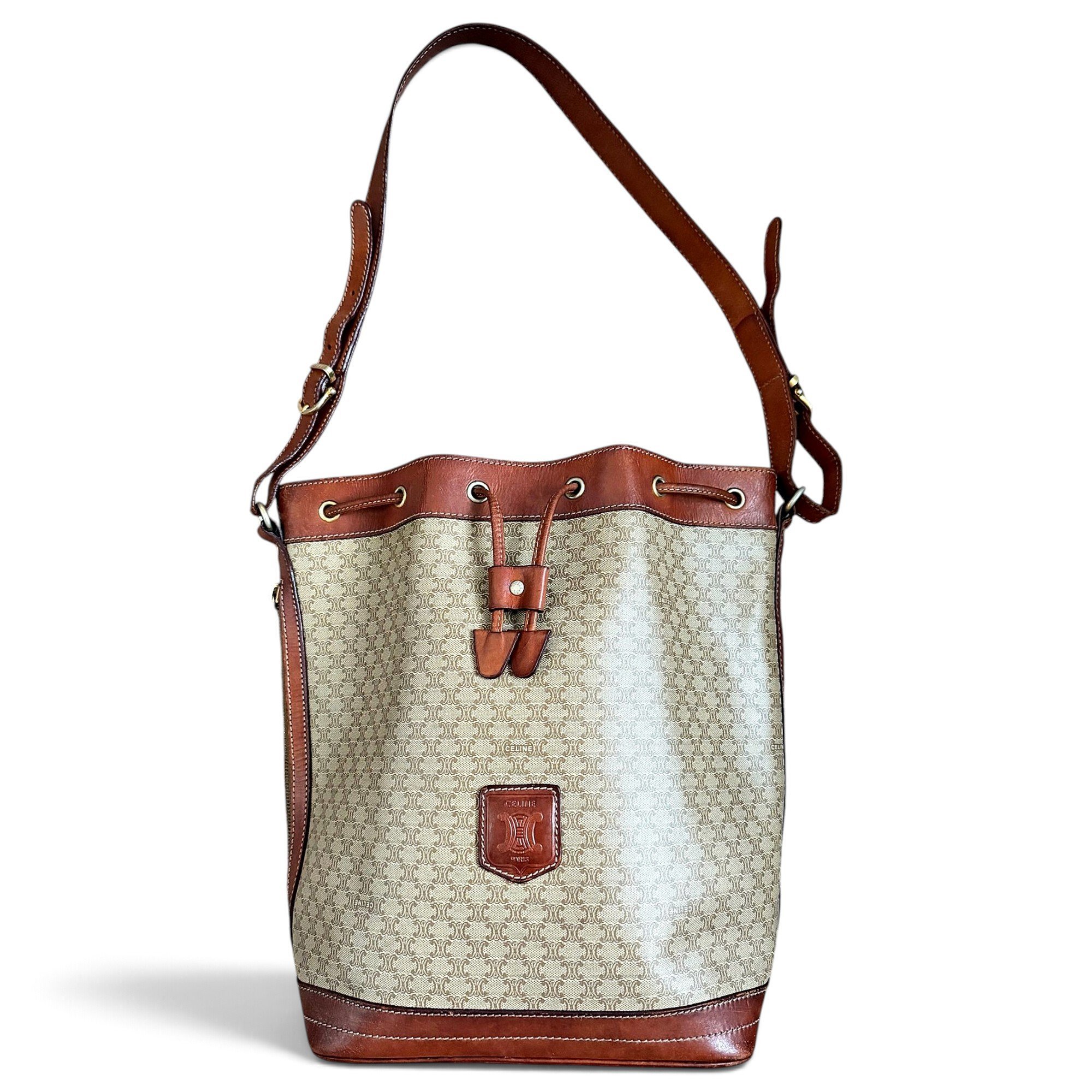SAC SEAU leather handbag