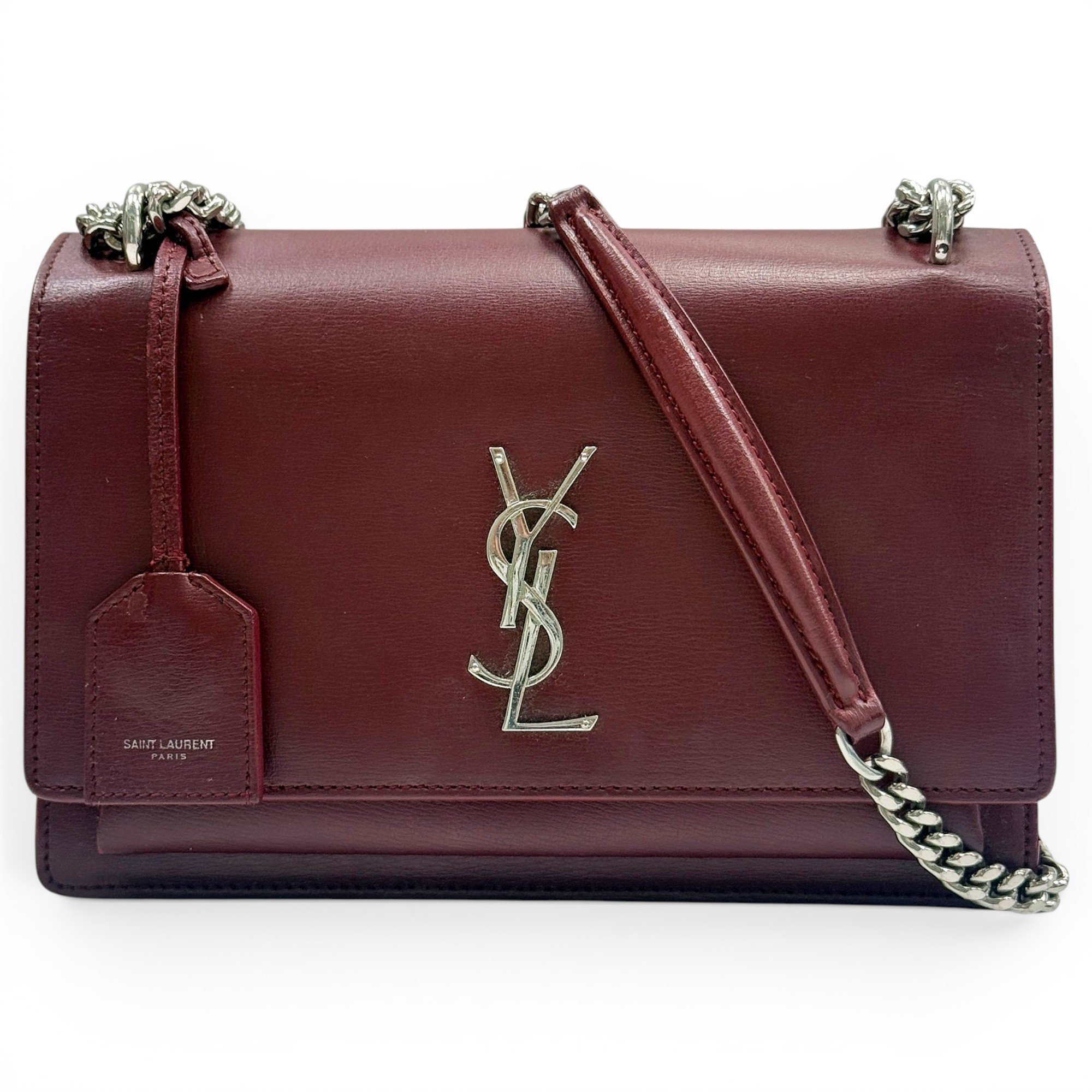 Sunset leather crossbody bag