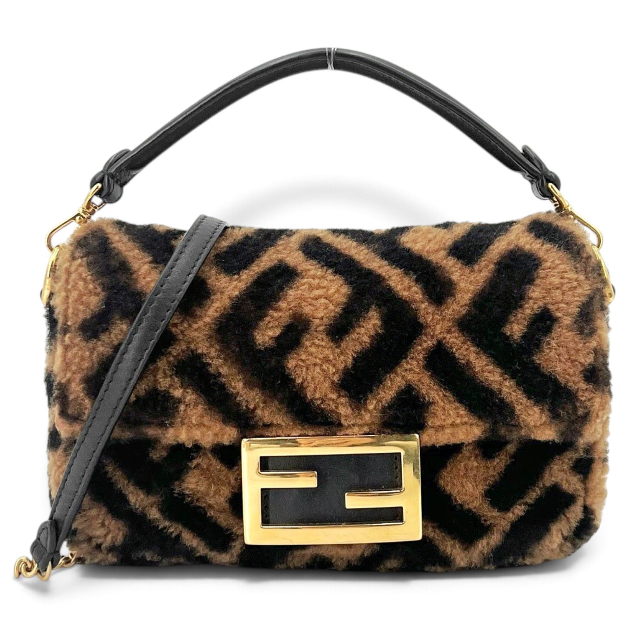Baguette wool handbag