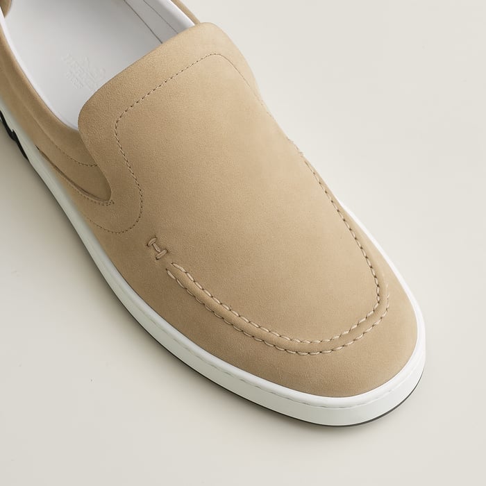 Beige Lin Kiddy Slip-on Sneaker