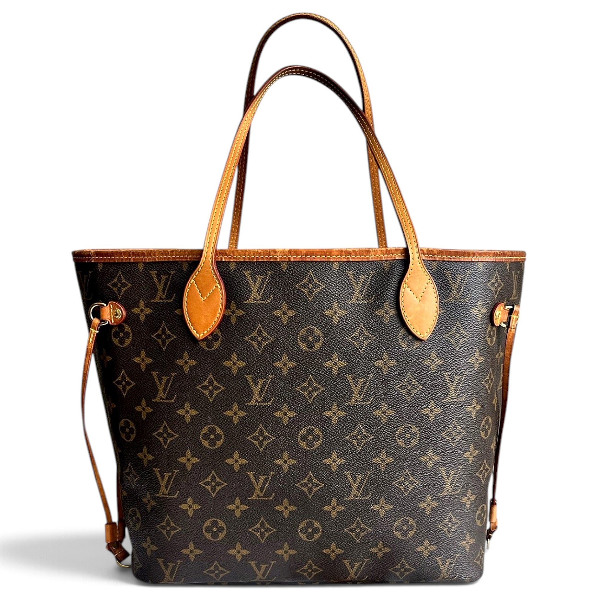 Louis Vuitton Neverfull leather handbag