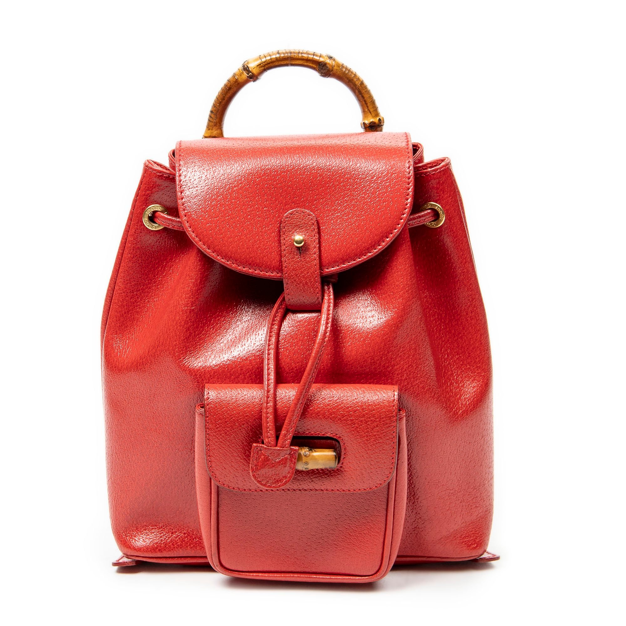 Bamboo leather handbag
