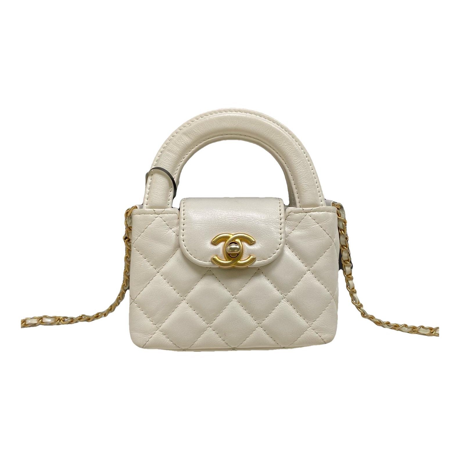 Mini Shopping leather handbag