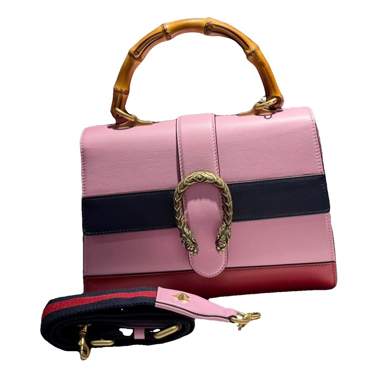 Dionysus Bamboo leather handbag