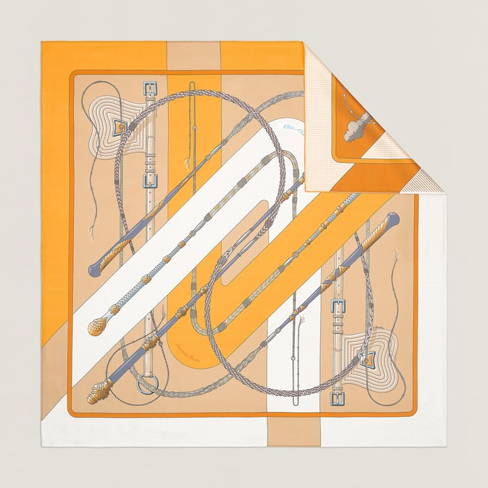 Clic-clac Double Face Scarf 90