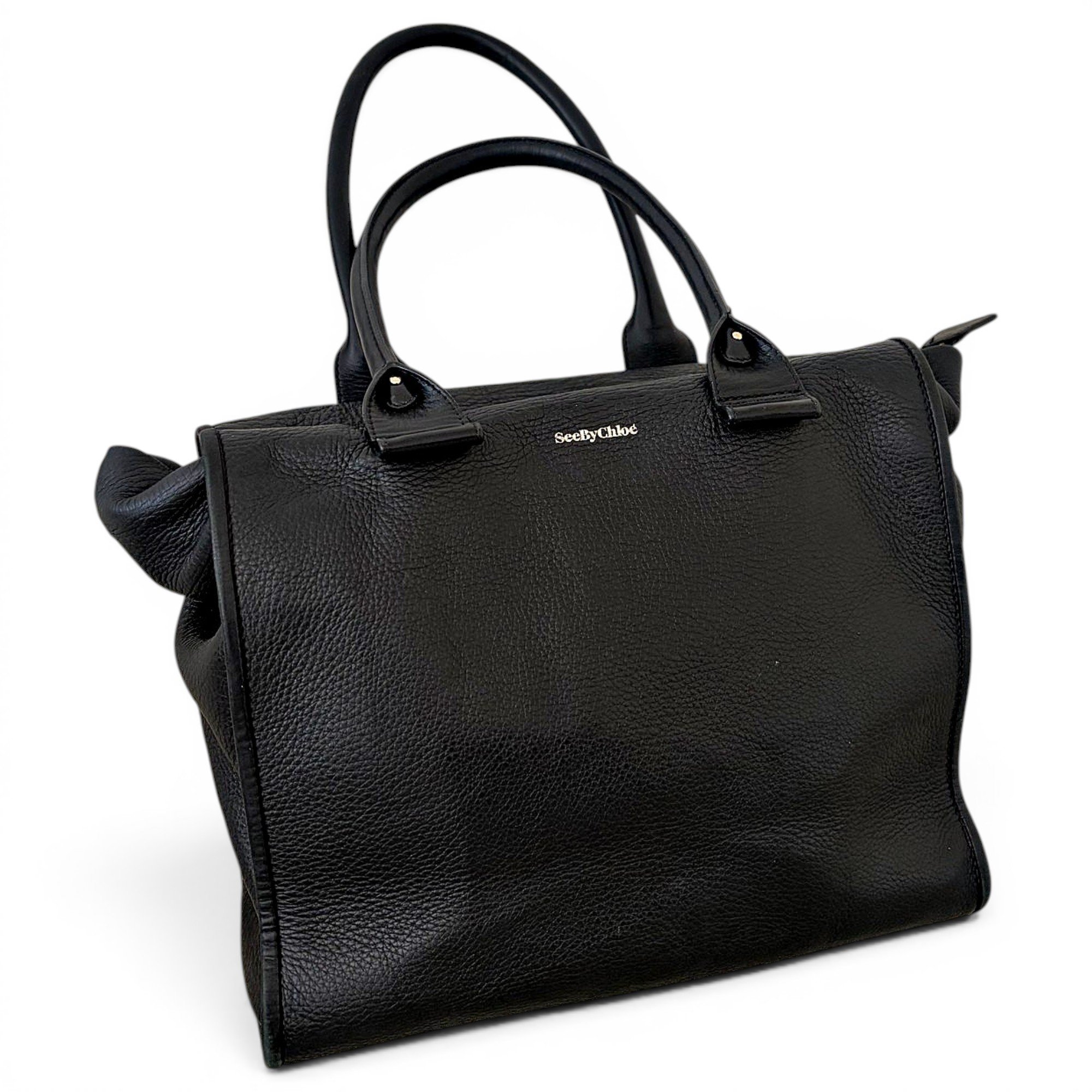 Leather handbag