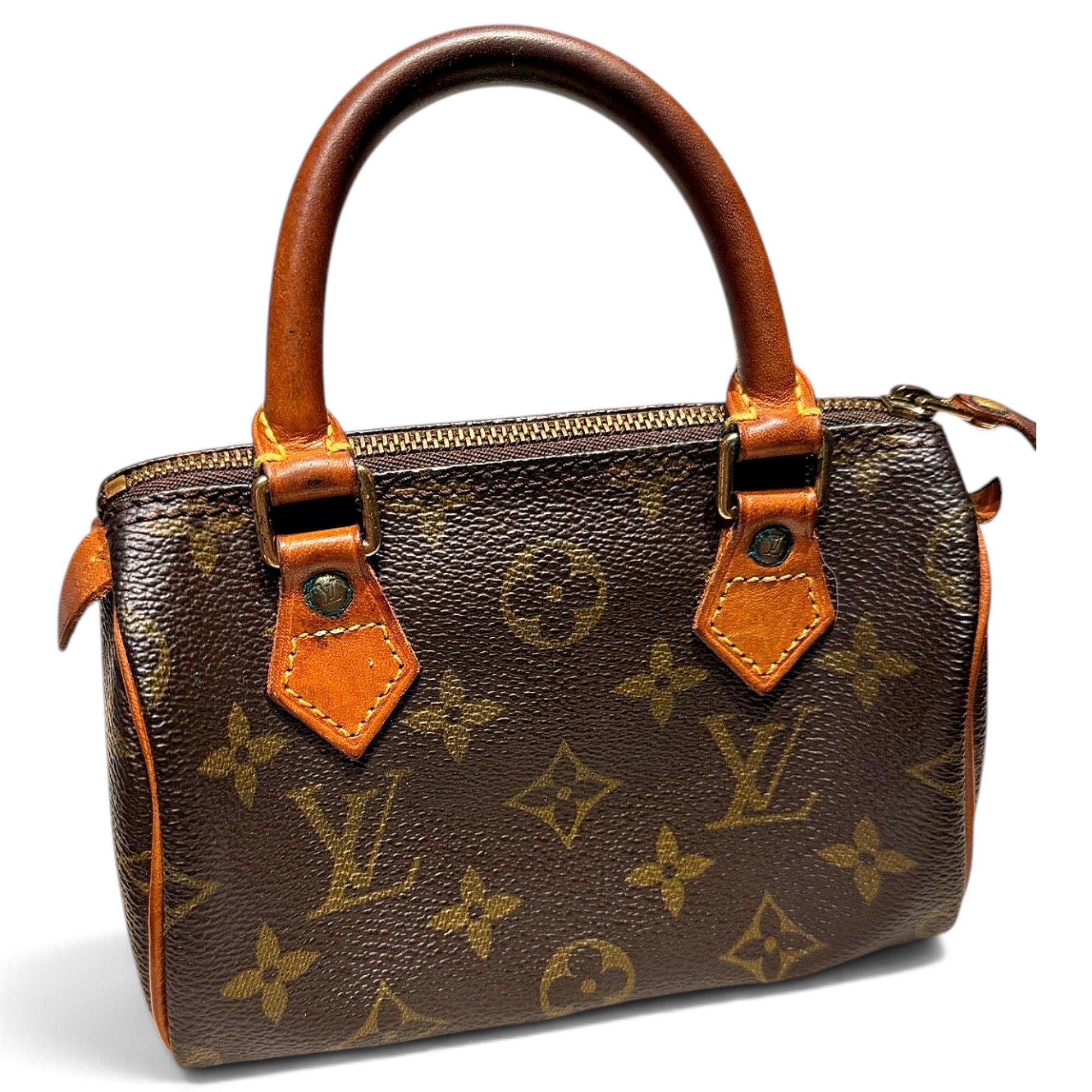 Louis Vuitton Nano Speedy / Mini HL leather mini bag