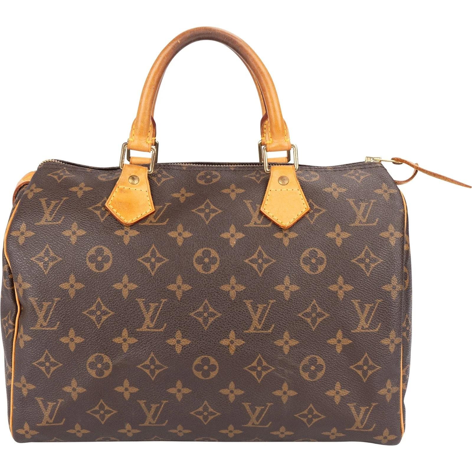 Speedy leather handbag