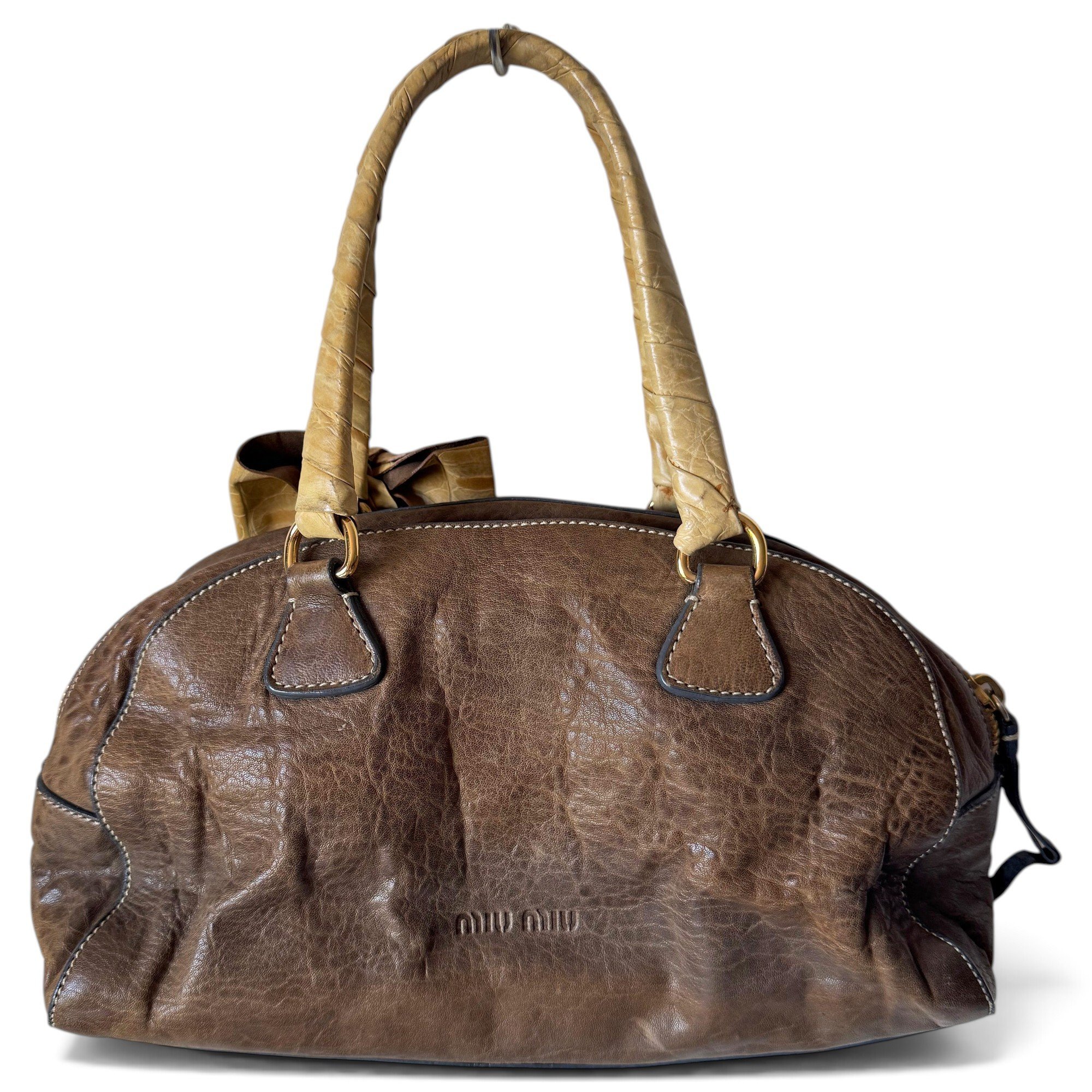 Leather handbag
