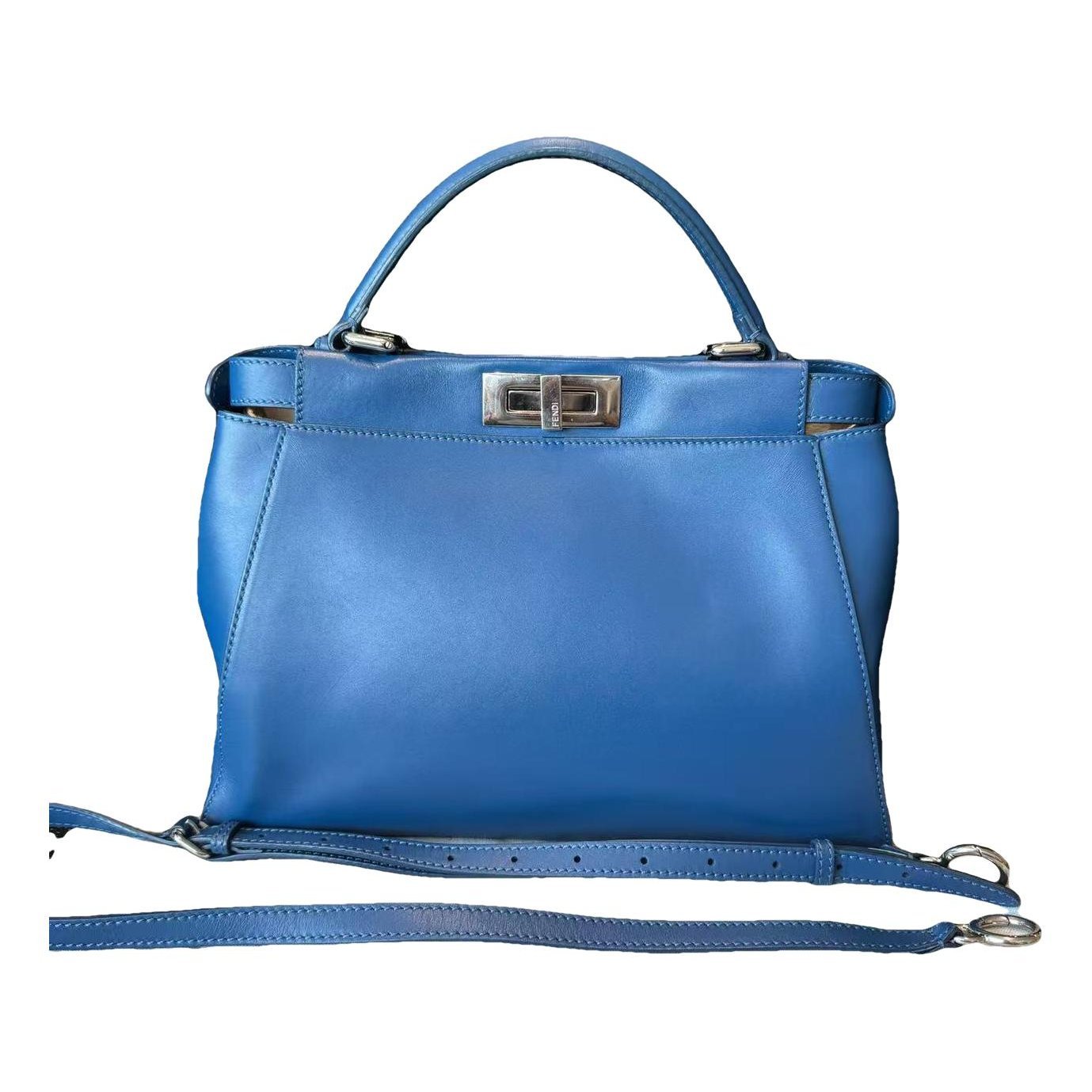 Peekaboo leather handbag