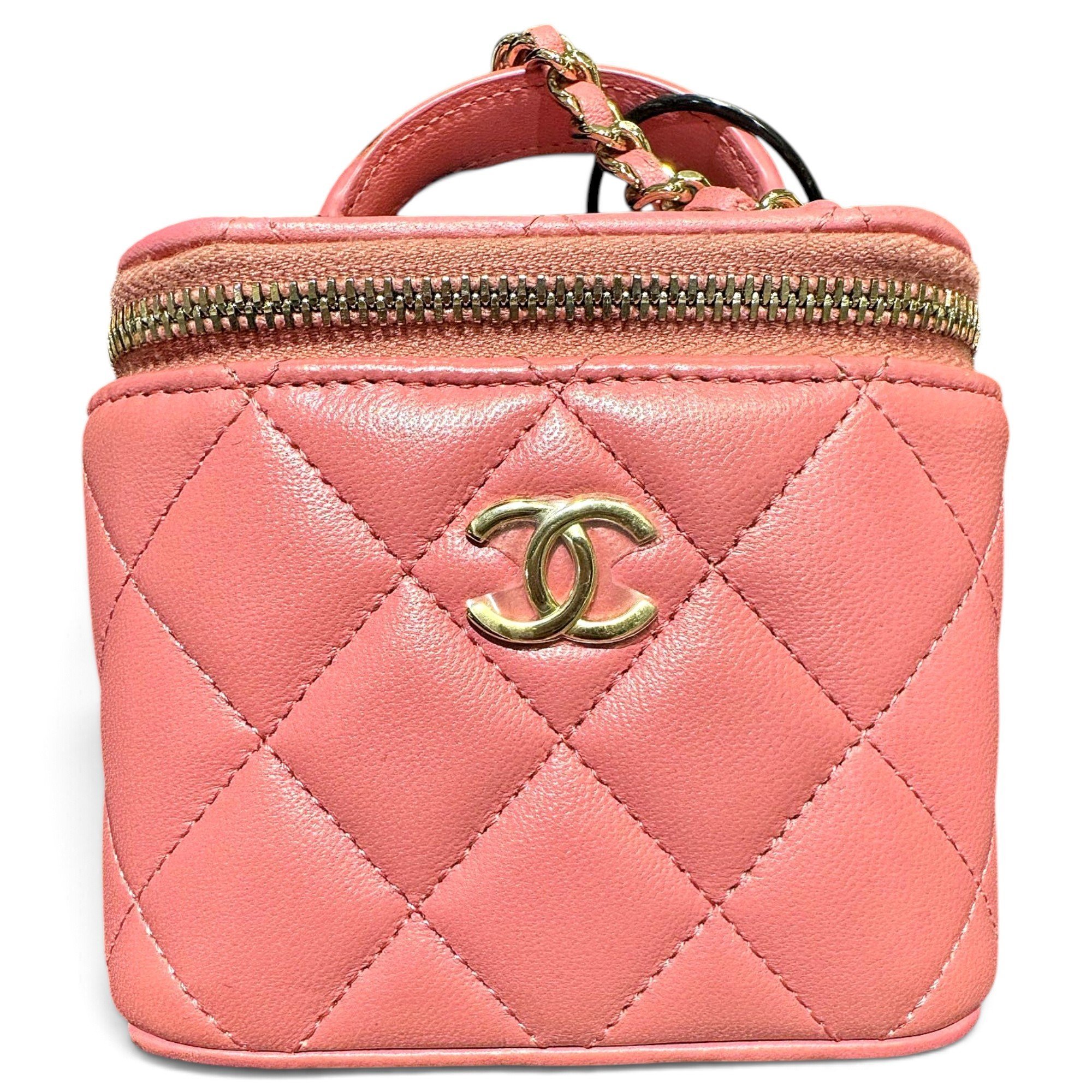 Trendy CC Vanity leather handbag