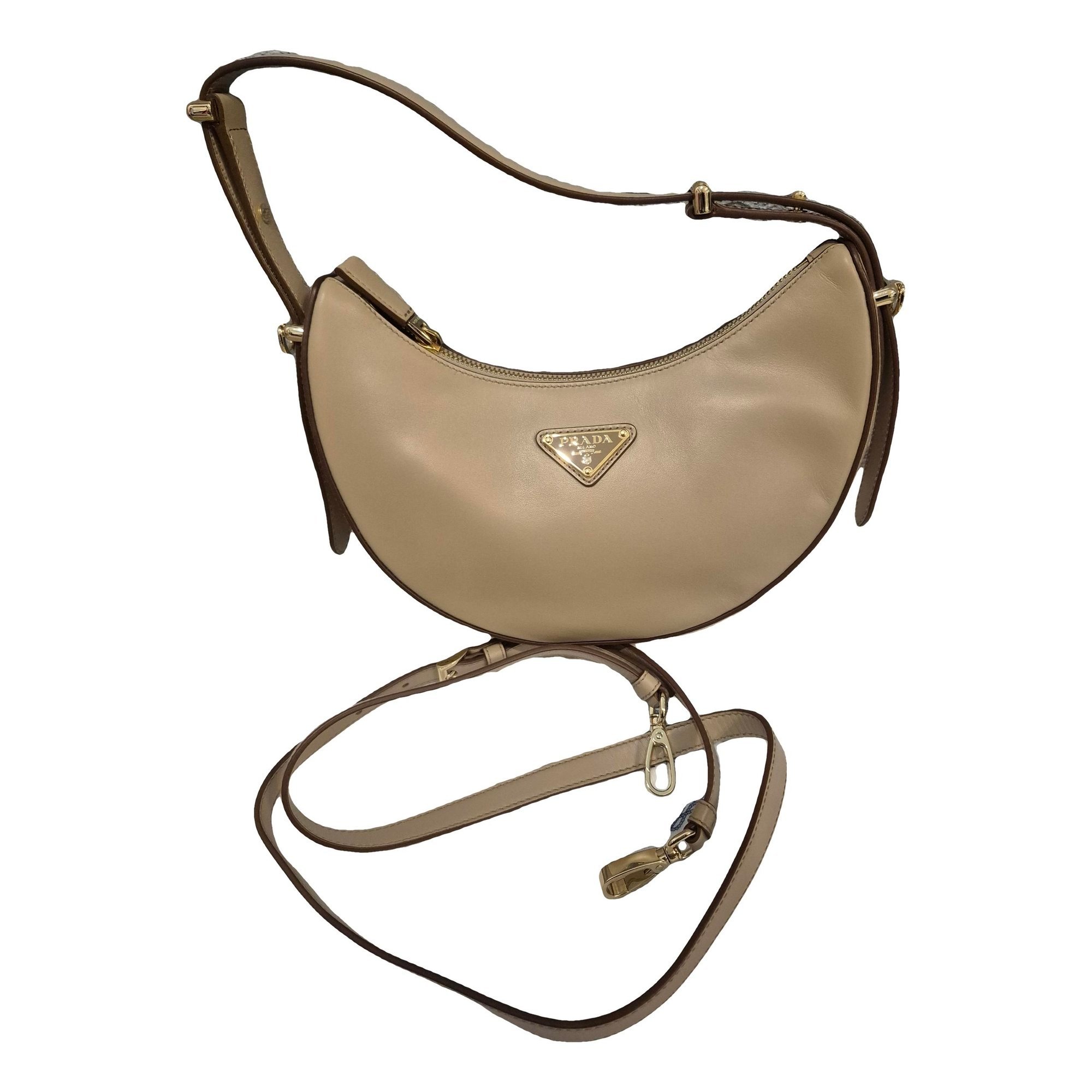 Arqué leather crossbody bag