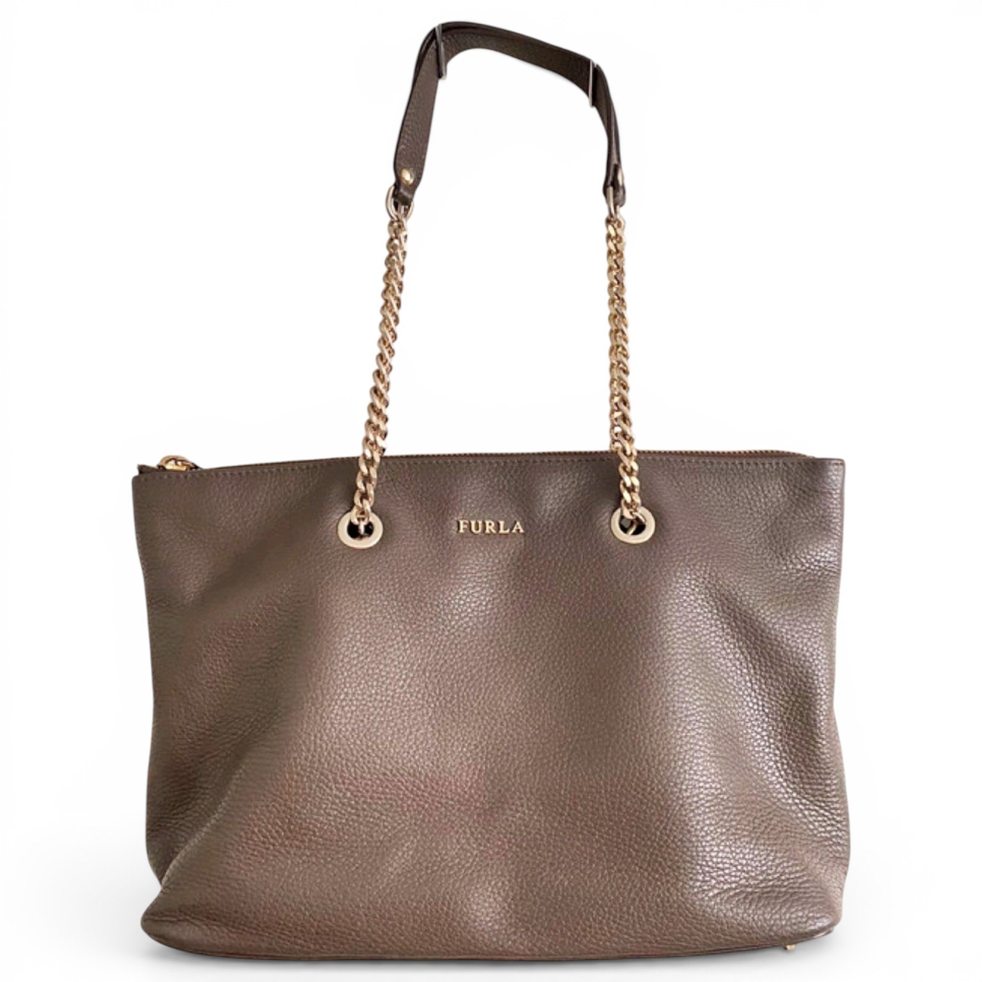 Leather handbag
