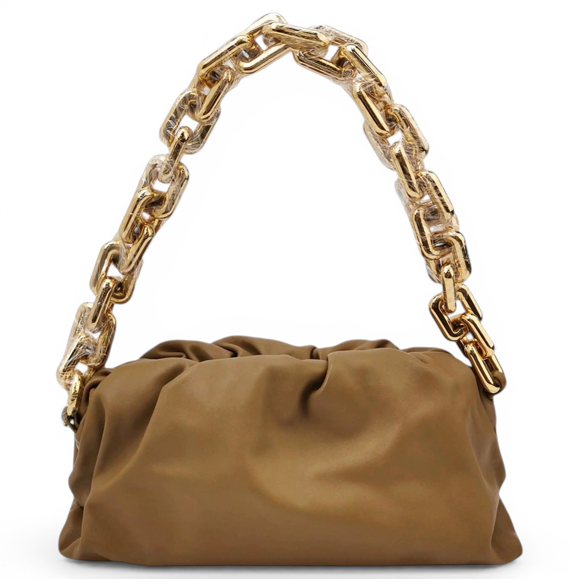 Chain Pouch leather handbag