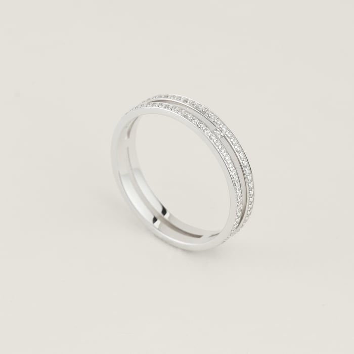 Sans Coloris Ariane Wedding Band, Small Model