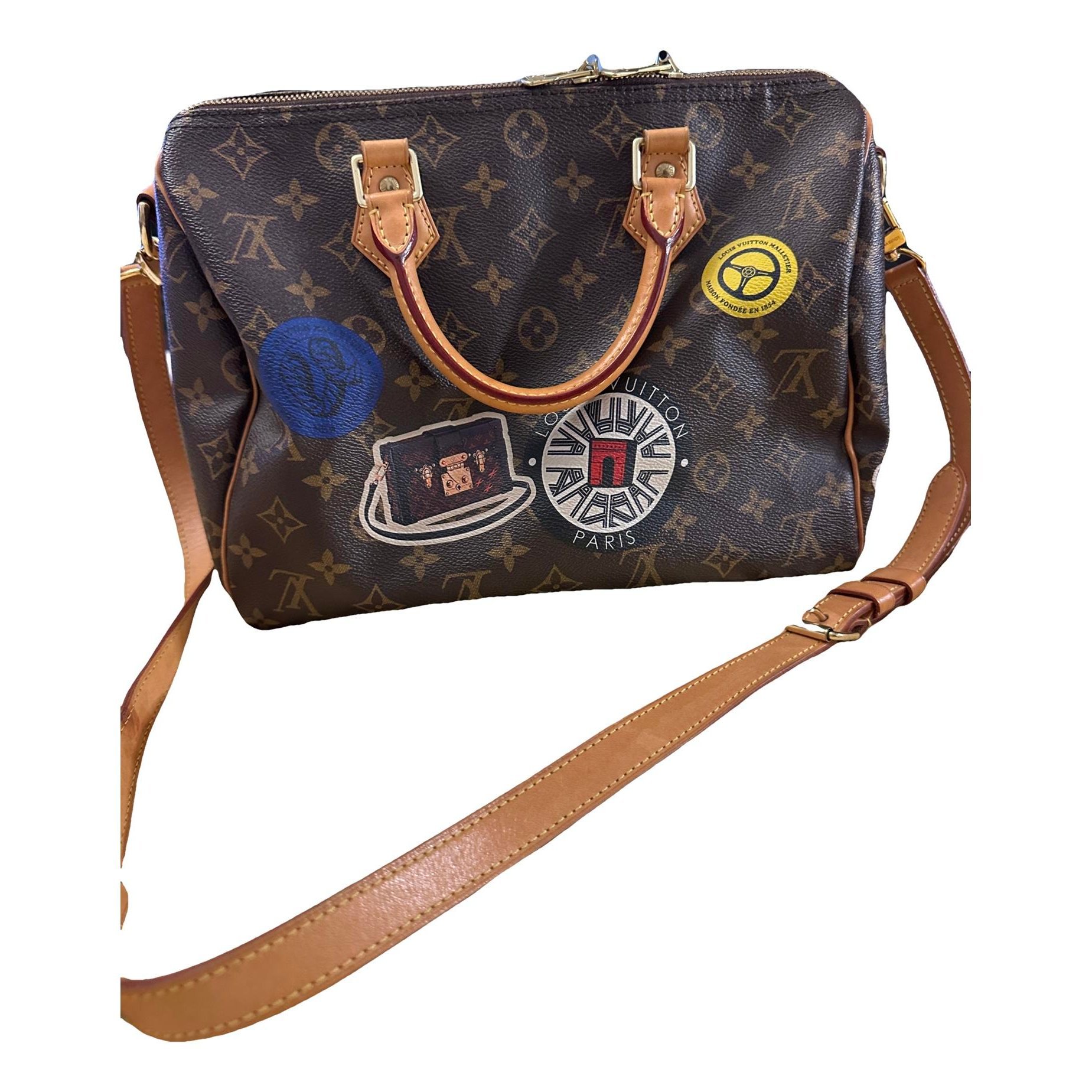 Speedy Bandoulière leather handbag
