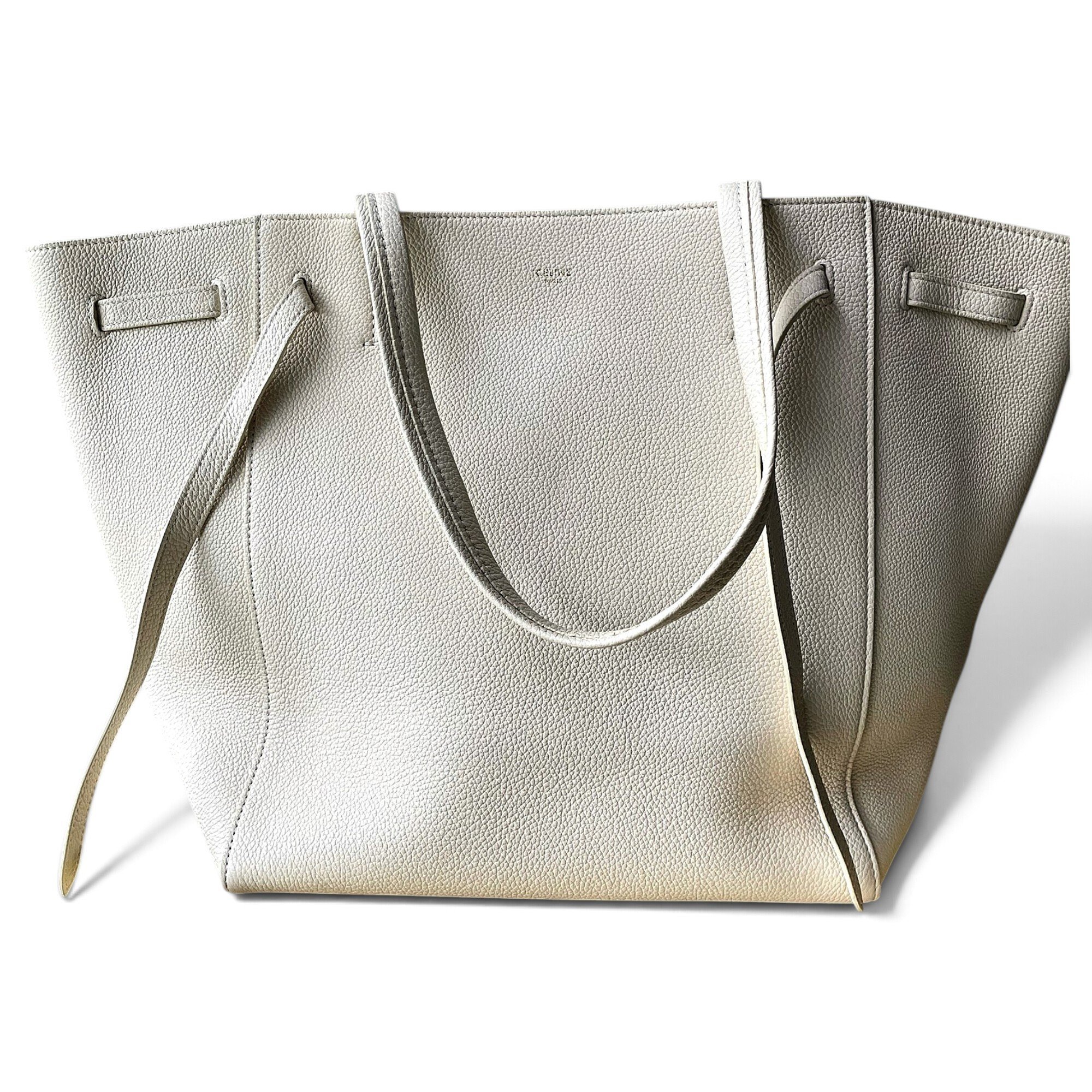 Cabas leather tote