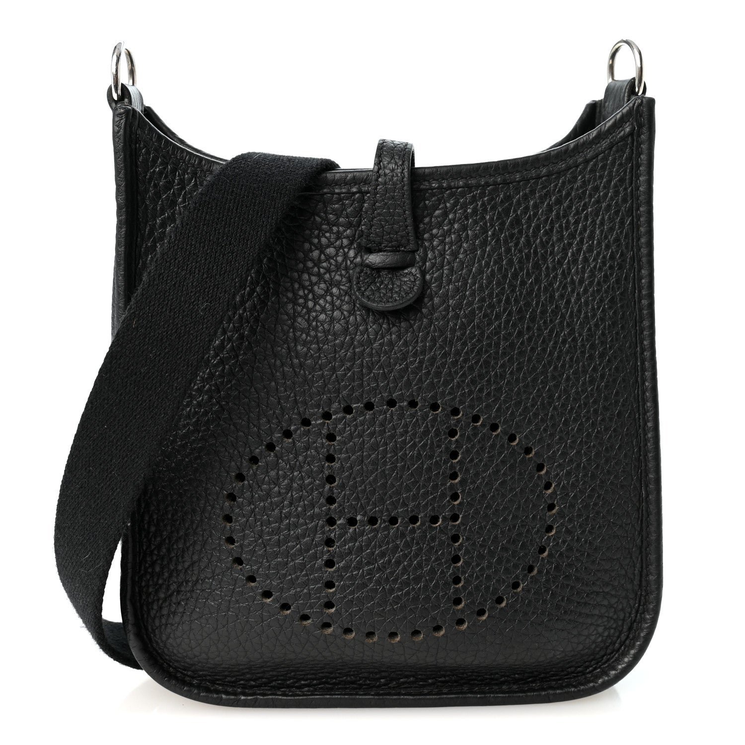 Hermes Taurillon Clemence Evelyne TPM Black