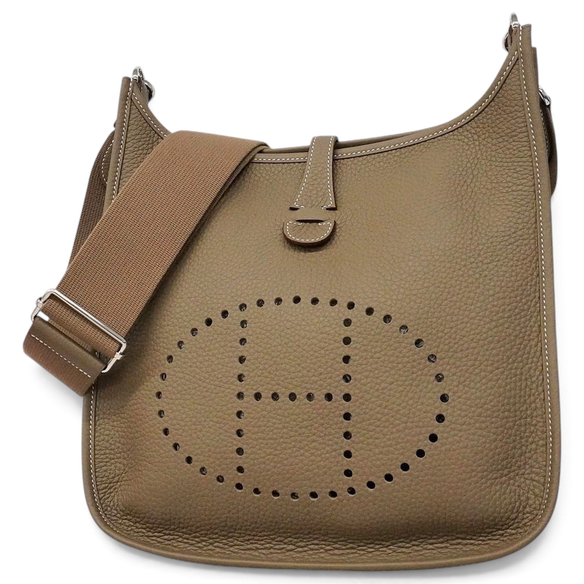 Evelyne leather handbag