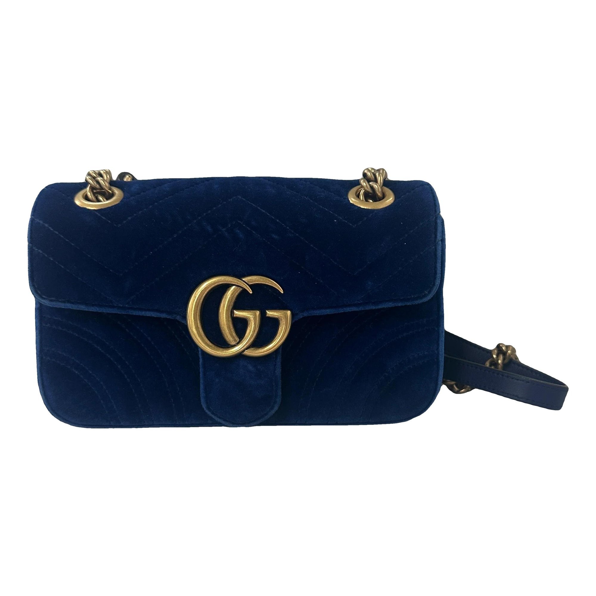 GG Marmont velvet handbag