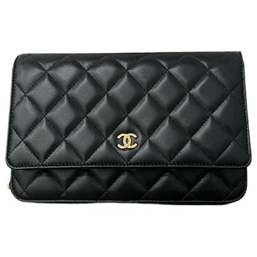 Wallet On Chain Timeless/Classique leather handbag