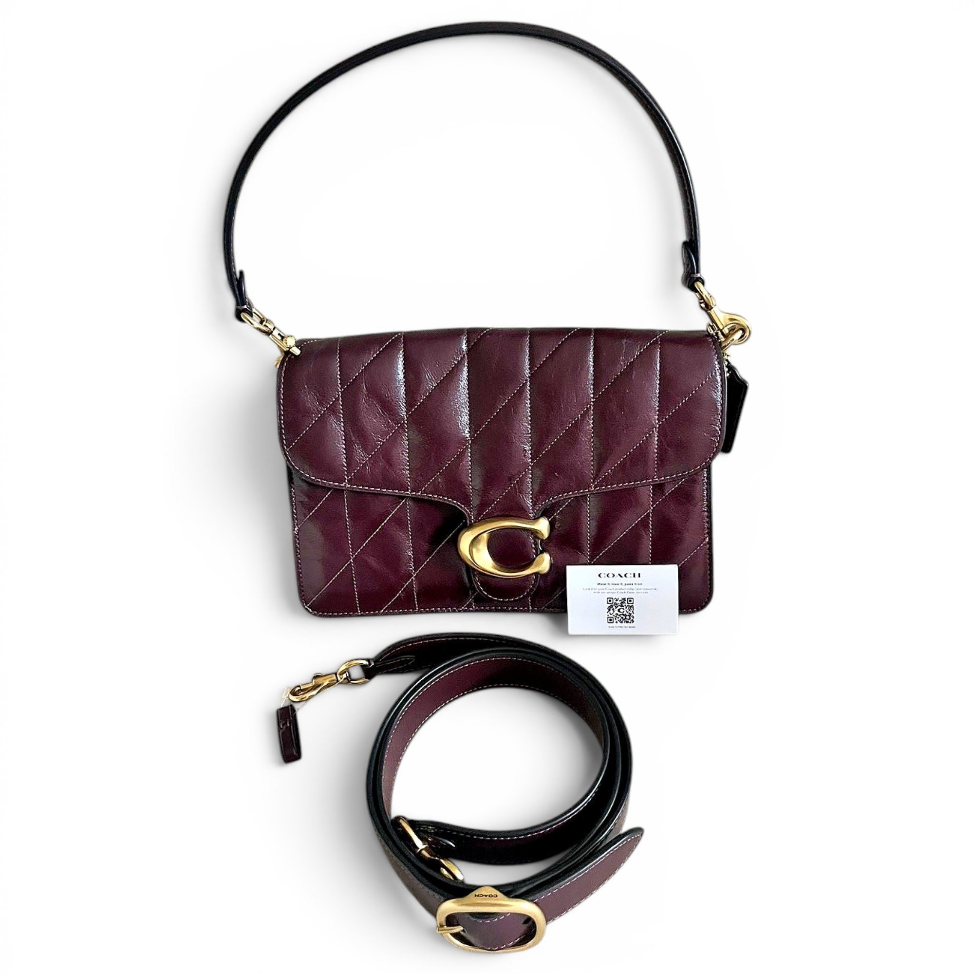 Tabby leather crossbody bag