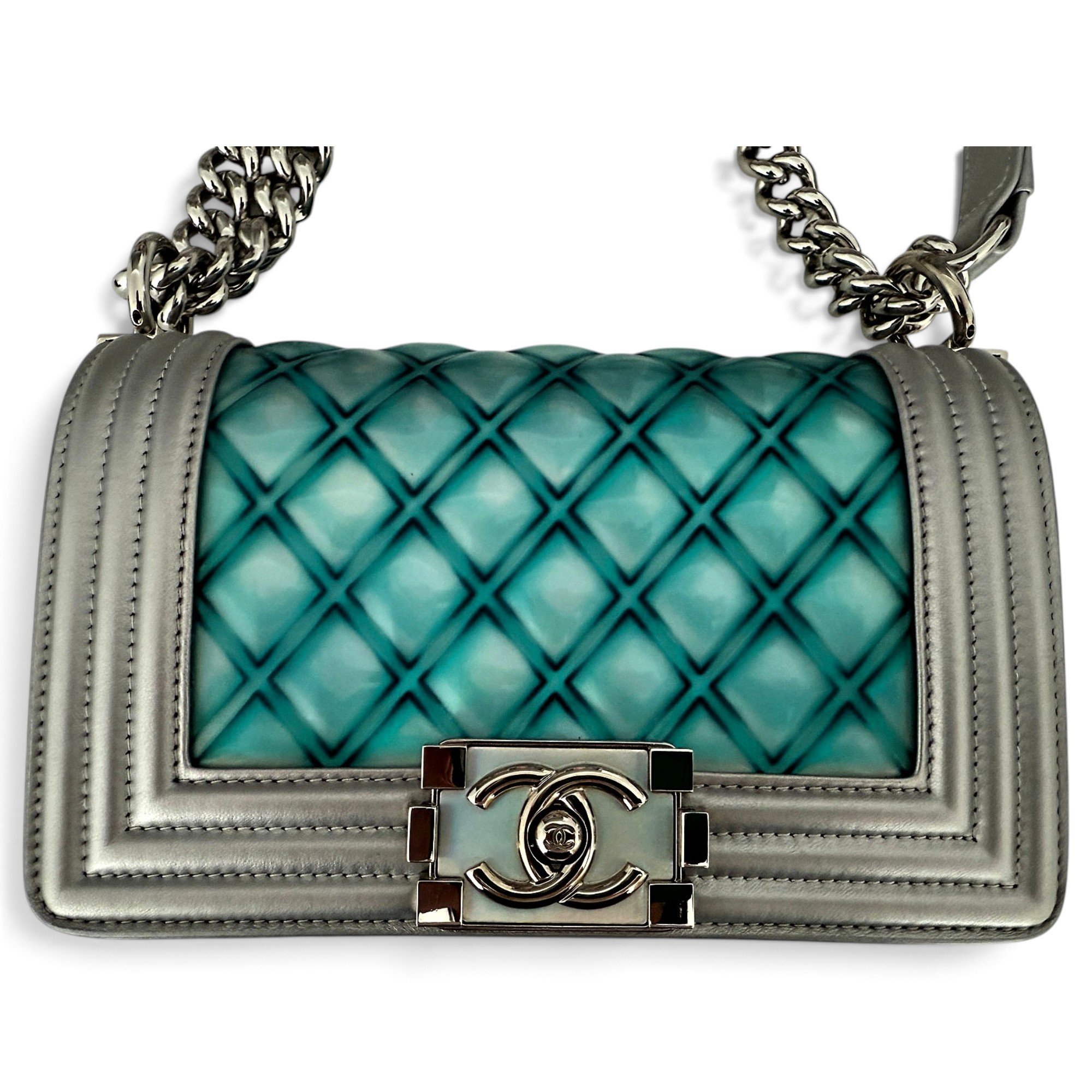 Boy leather crossbody bag
