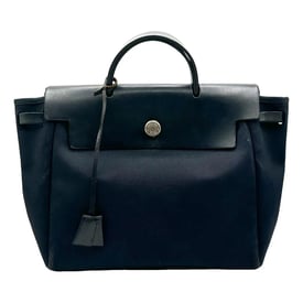 Hermes Herbag Handbag Cloth 3985