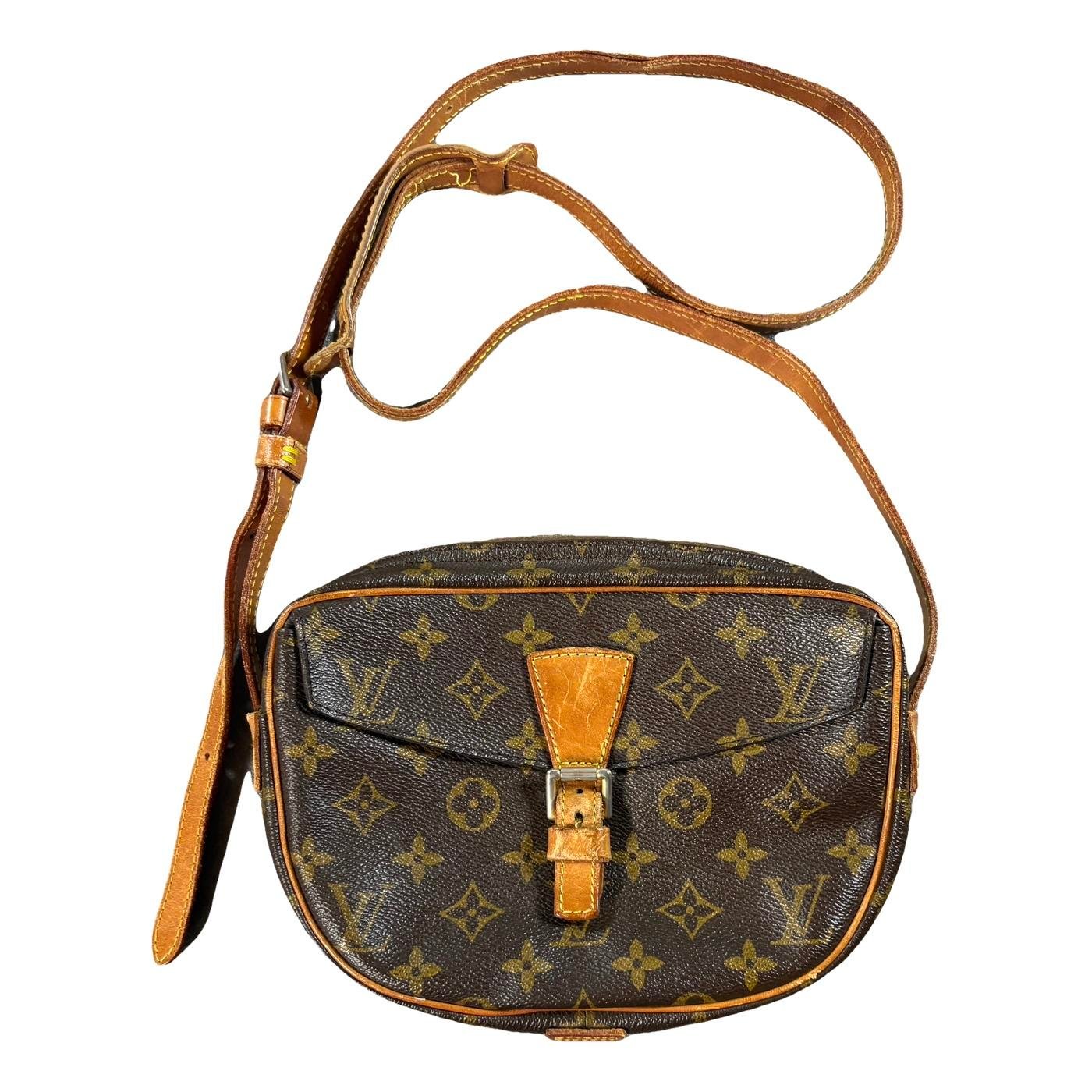 Jeune fille leather crossbody bag