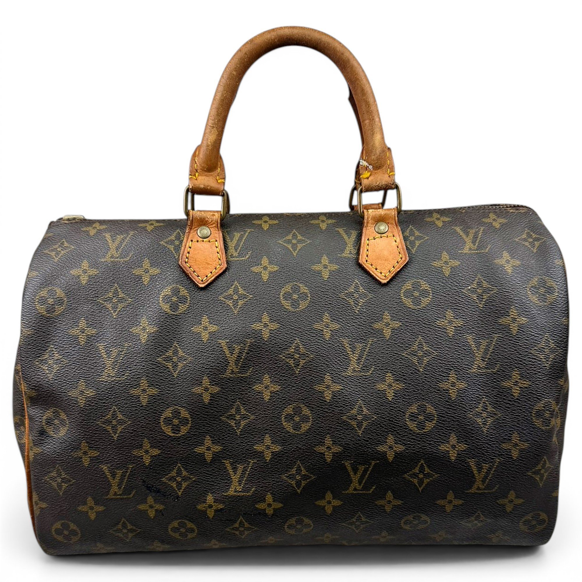Speedy leather handbag
