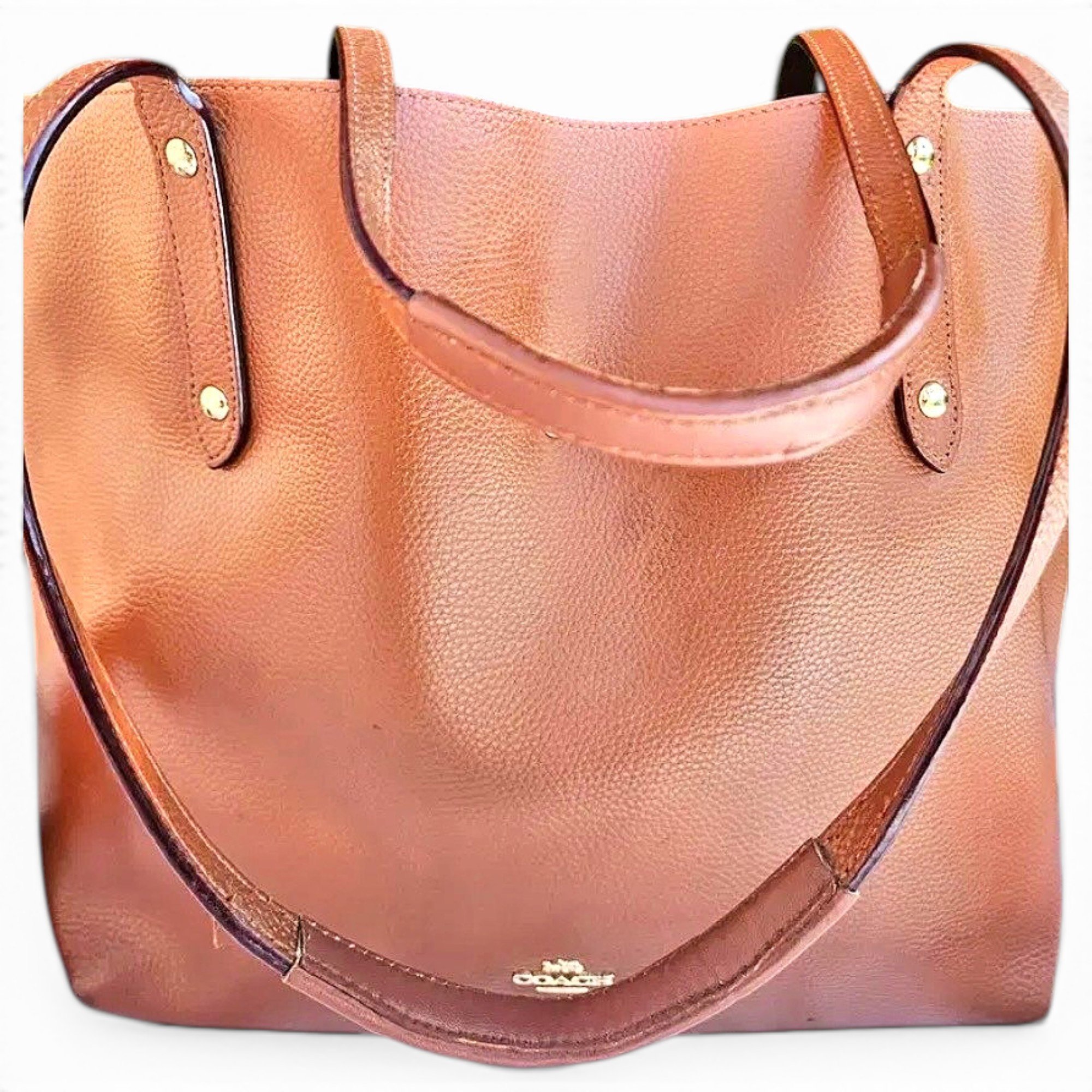 Leather tote