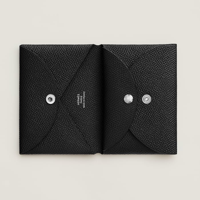 Noir Calvi Duo Compact Card Holder