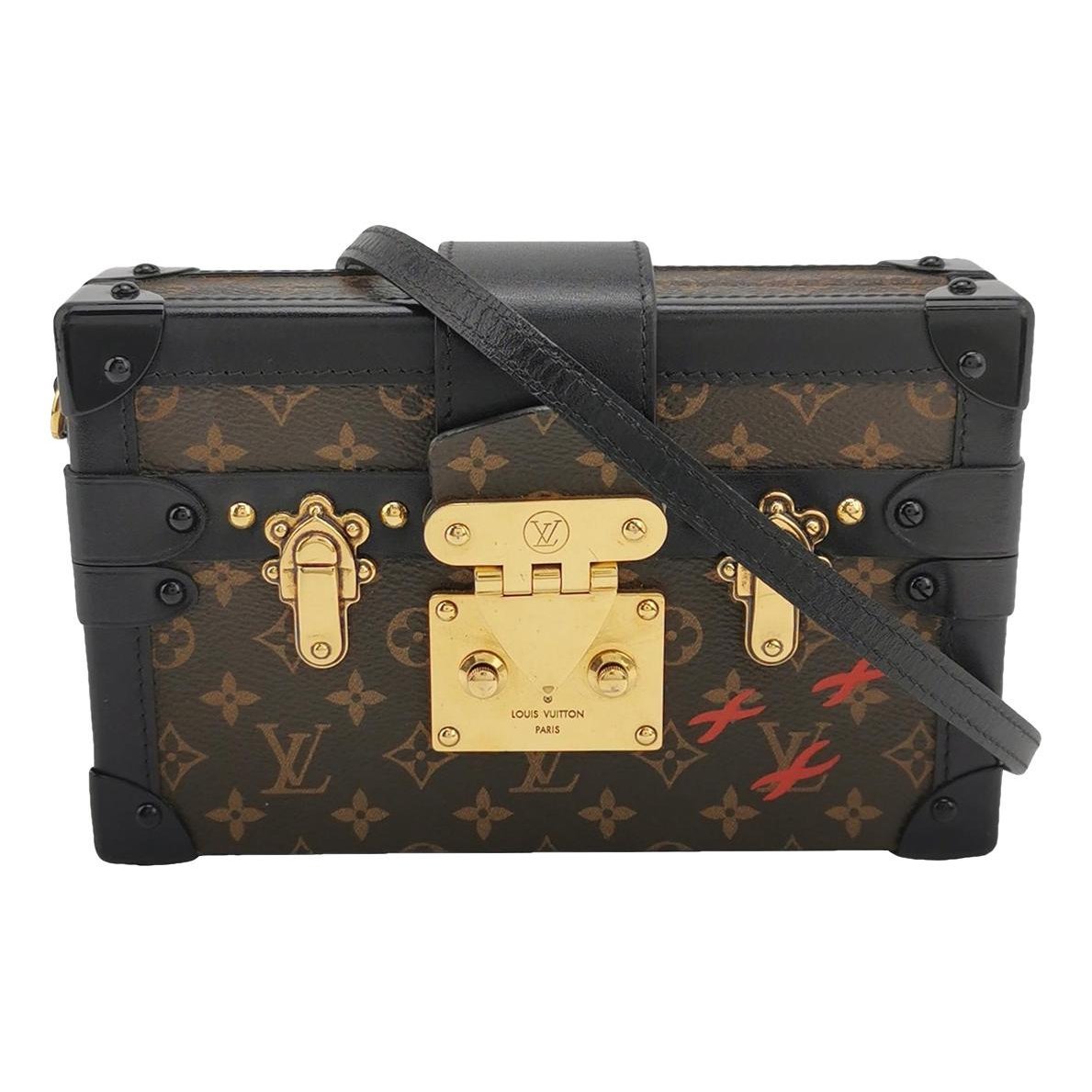 Louis Vuitton Petite Malle leather handbag