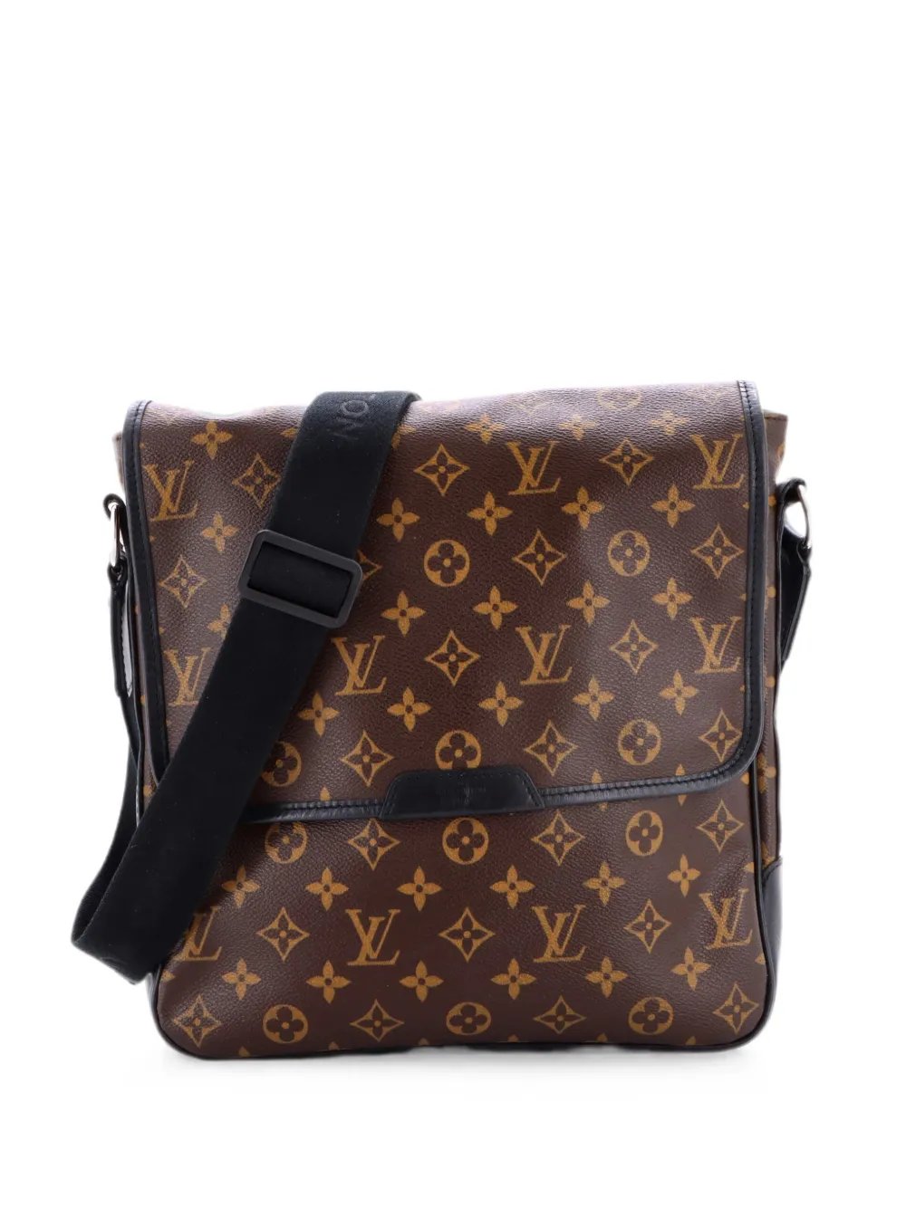 Bass Messenger Bag Macassar Monogram Canvas MM crossbody bag