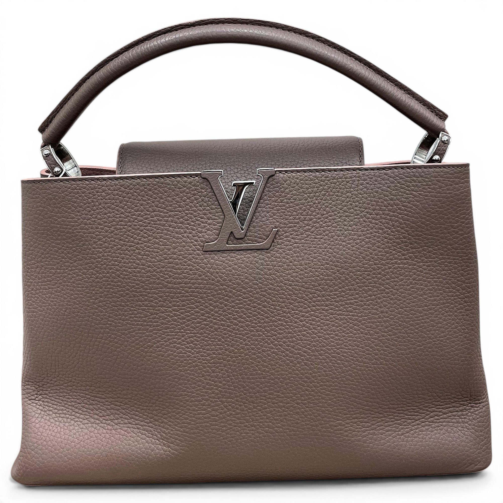 Capucines leather handbag