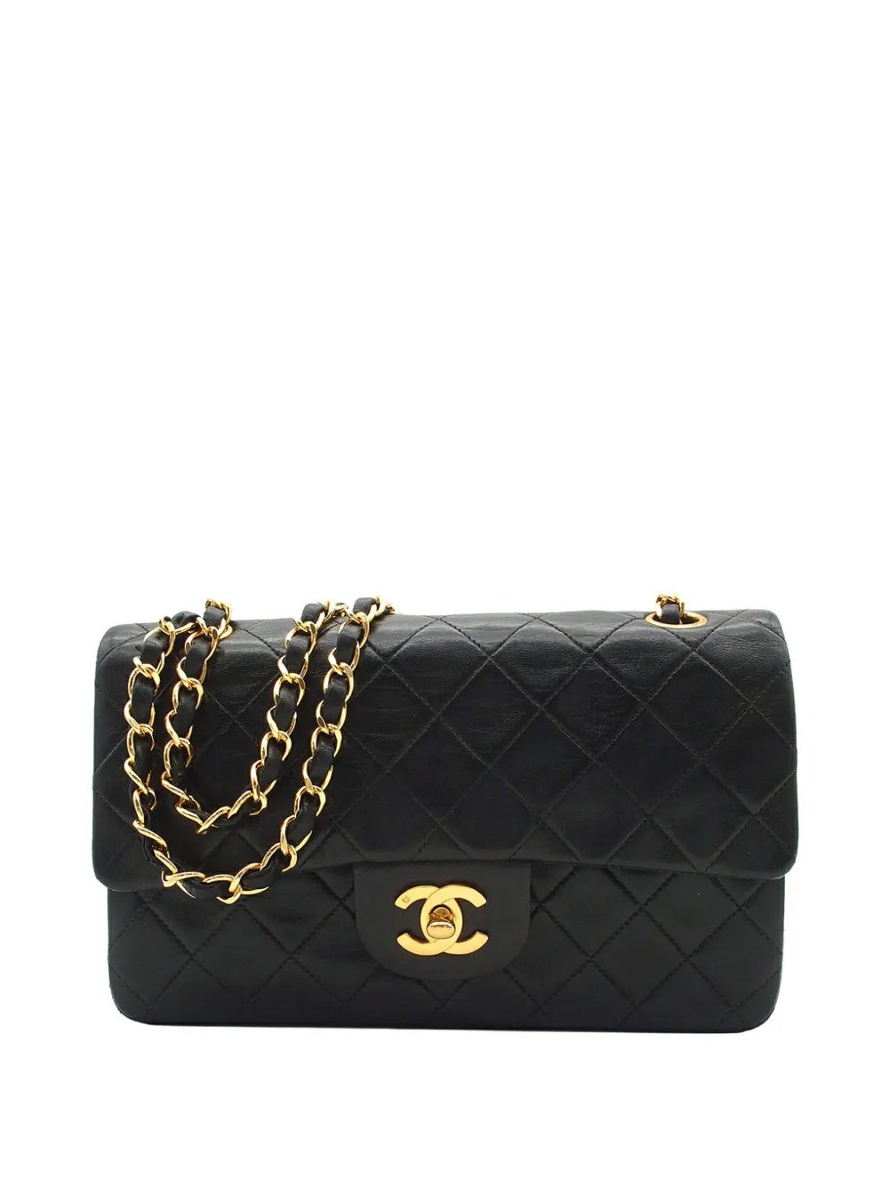 1991-1994 Small Classic Lambskin Double Flap shoulder bag