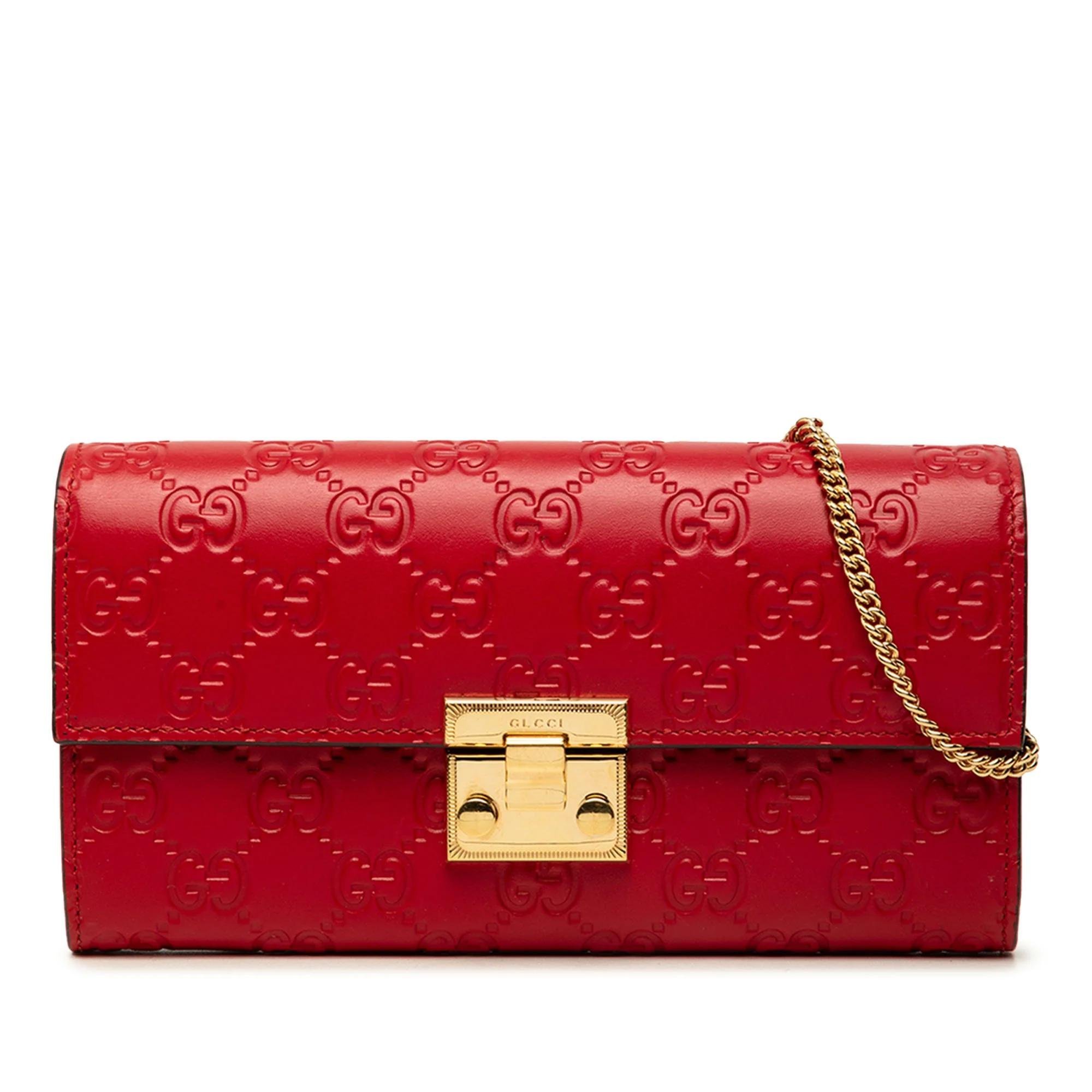Padlock leather handbag