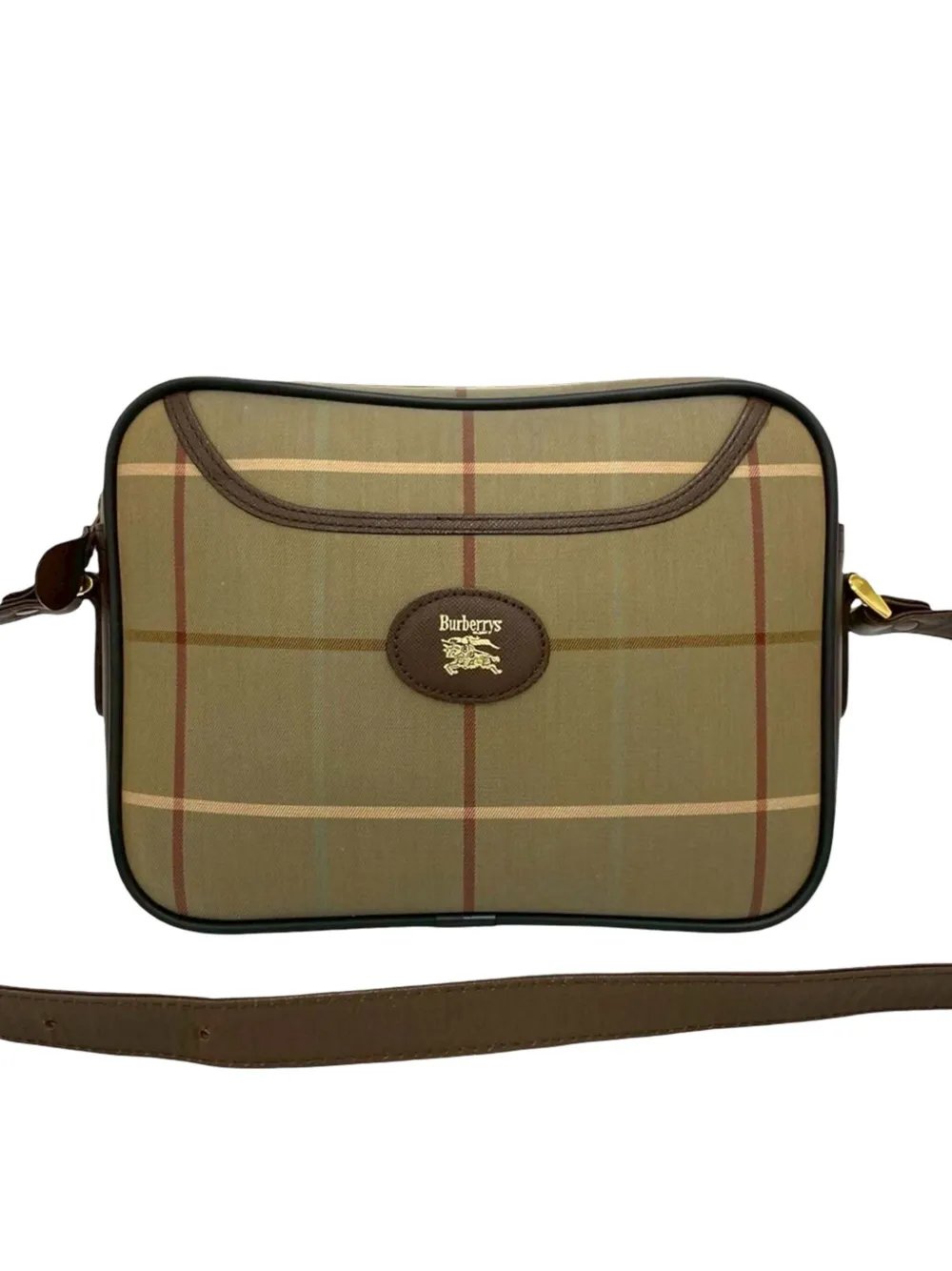 20th Century Vintage Check Canvas crossbody bag