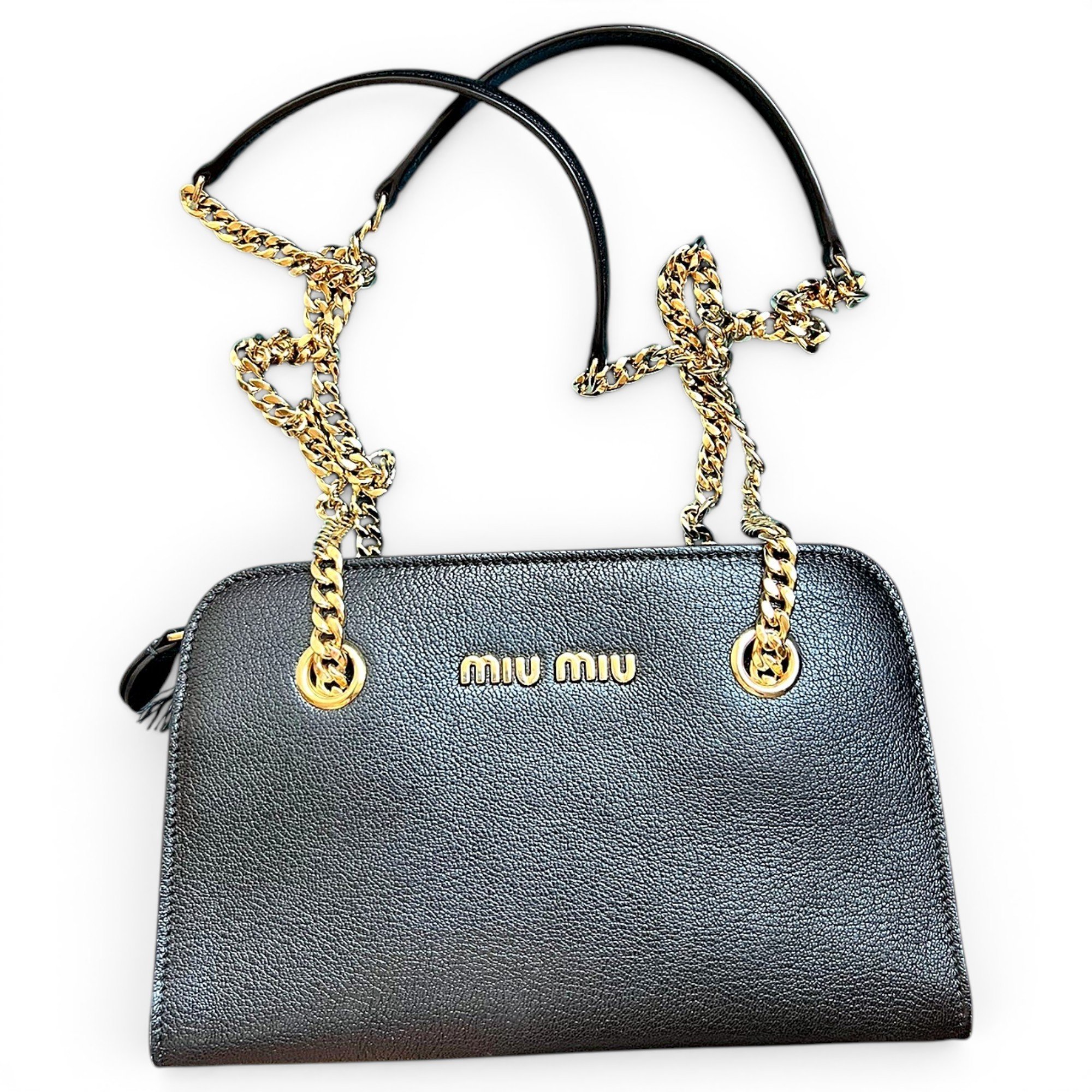 Leather handbag