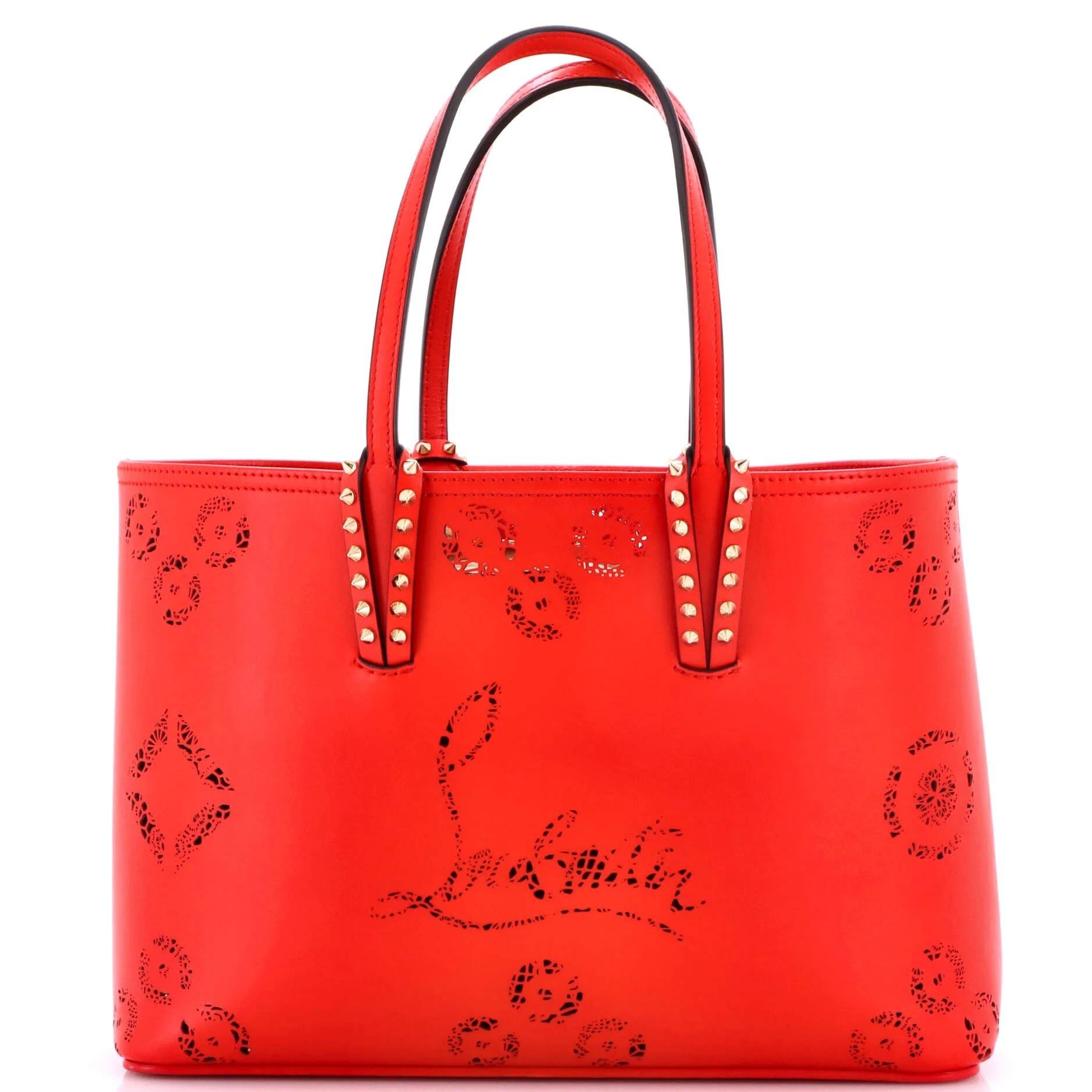Leather tote