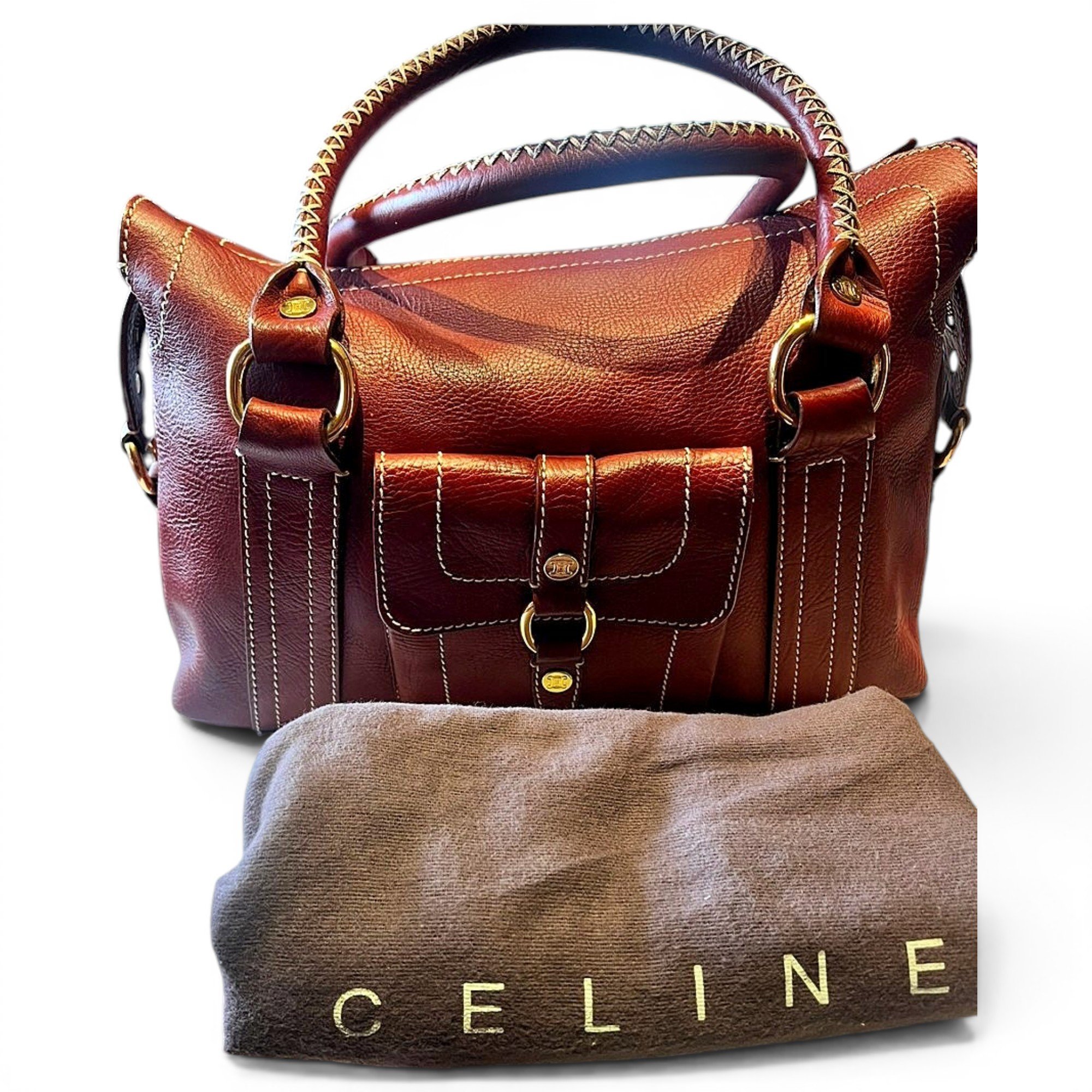 Leather handbag