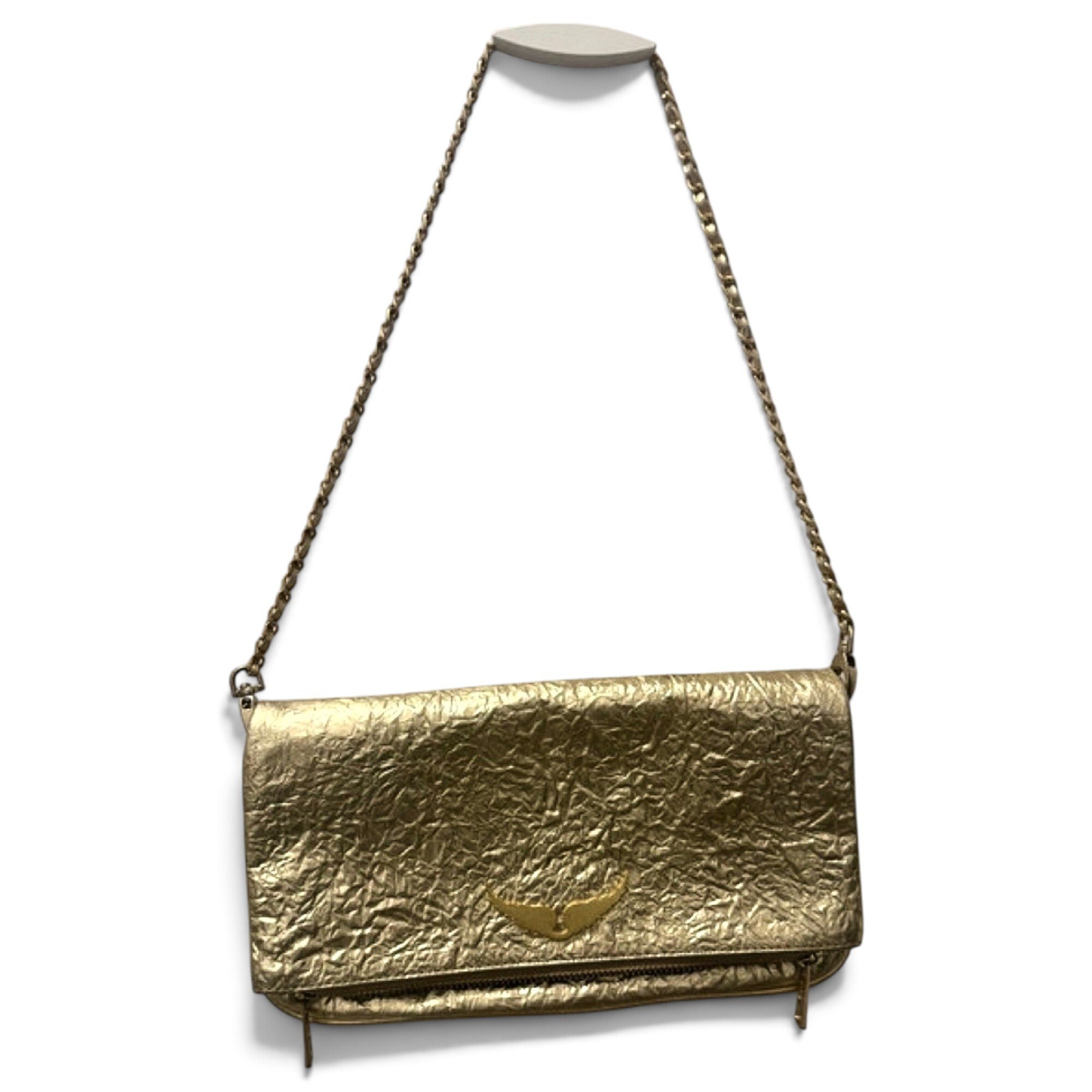 Rock leather crossbody bag