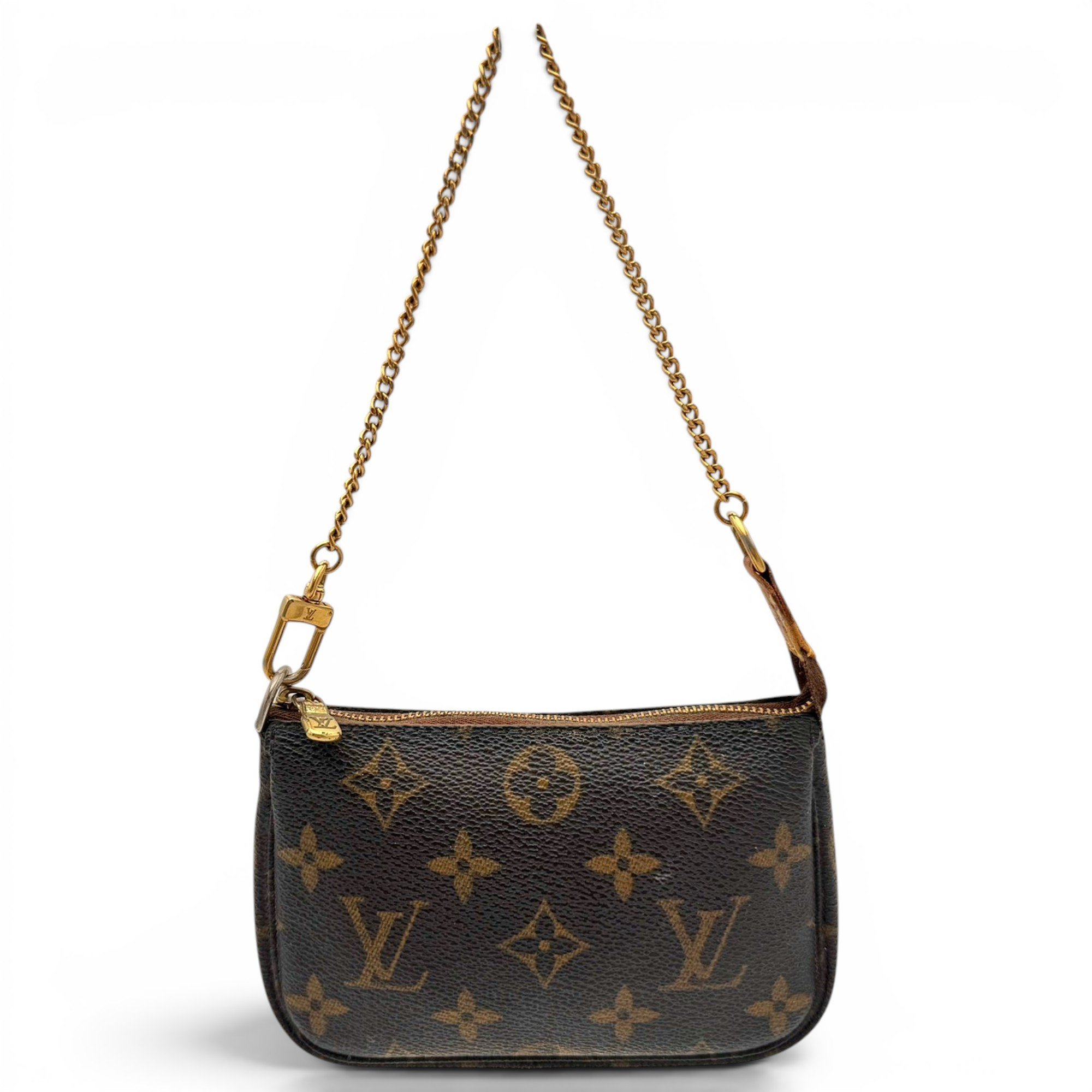 Pochette Accessoire leather handbag