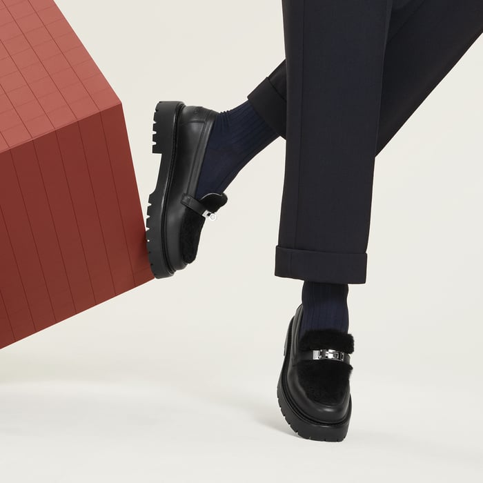 Noir Mocasines Icône