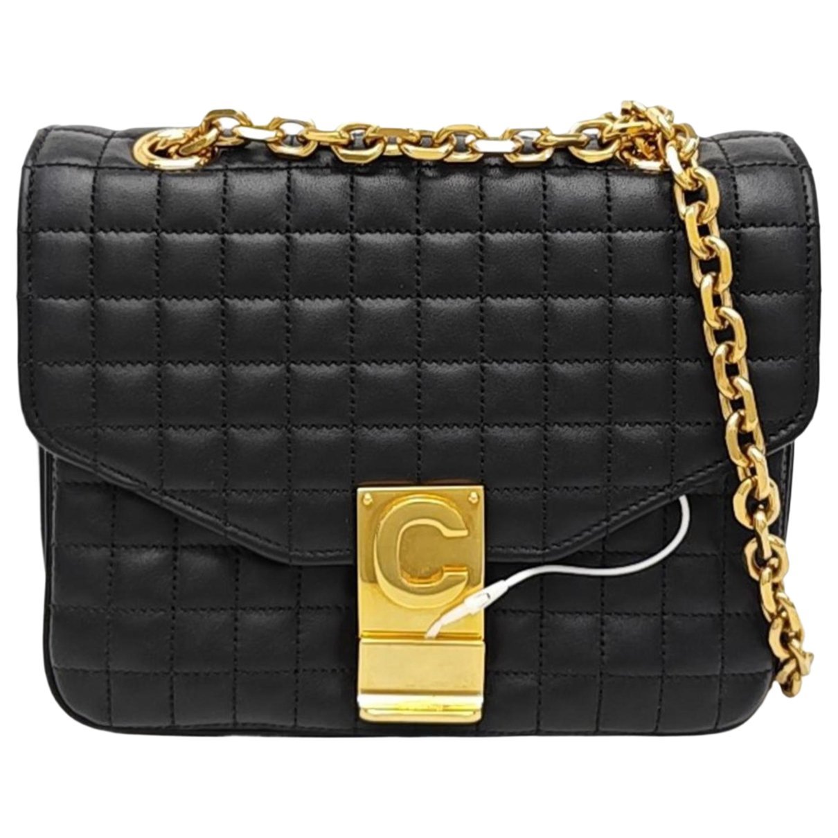 Black Belt leather handbag