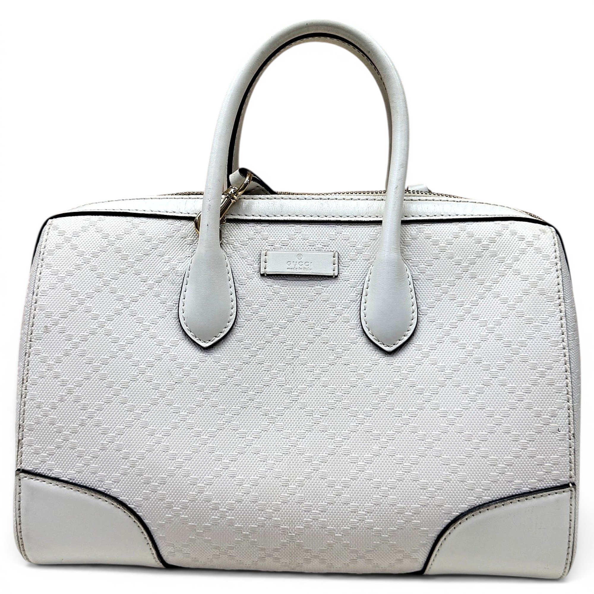 Boston leather handbag