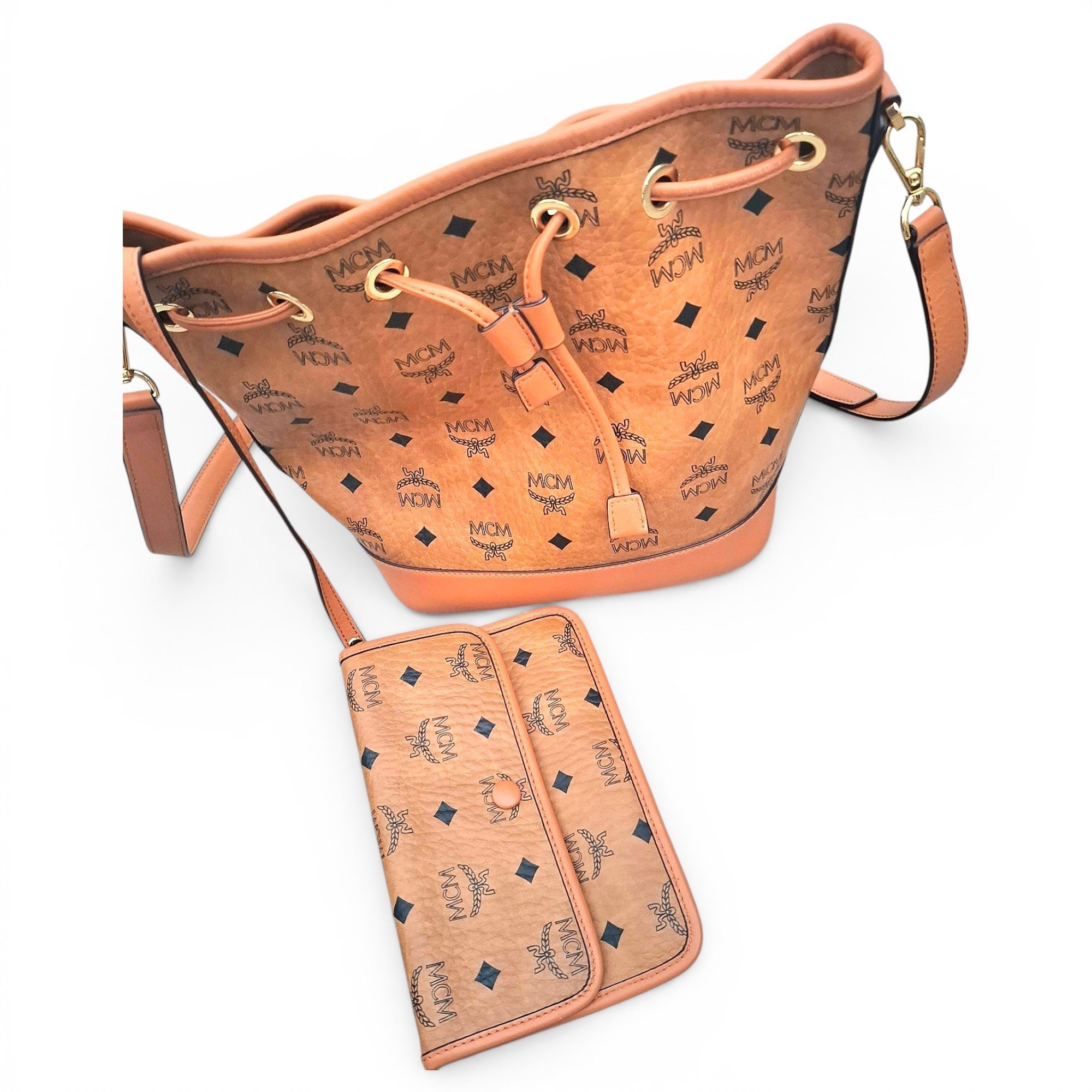 MCM Berlin leather bag