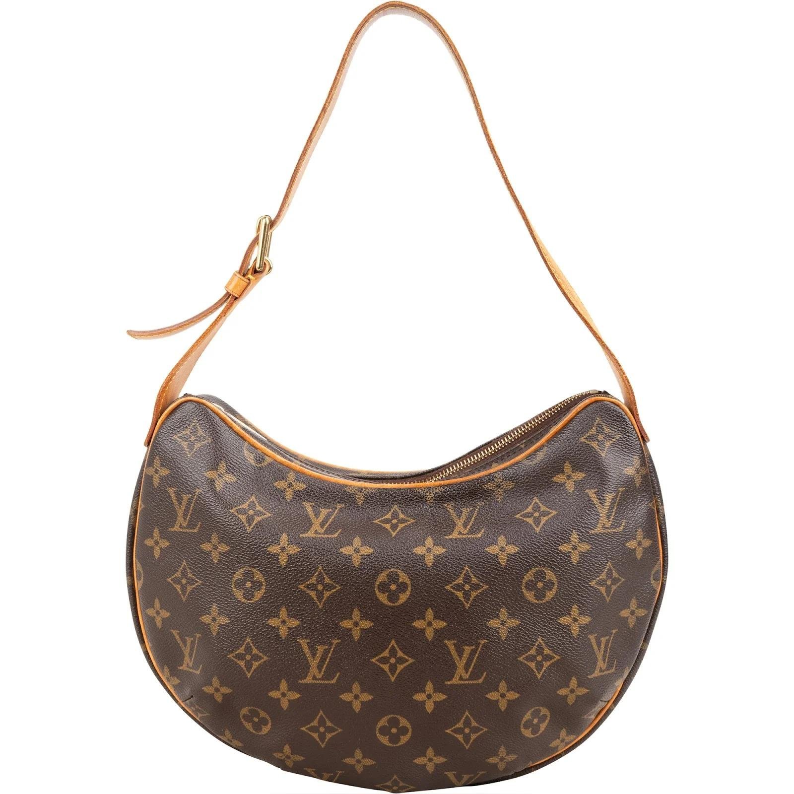 Croissant leather handbag