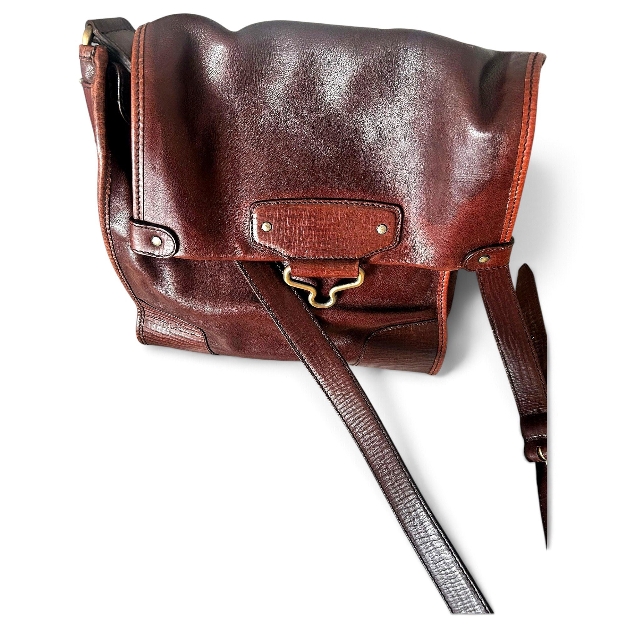 Leather crossbody bag