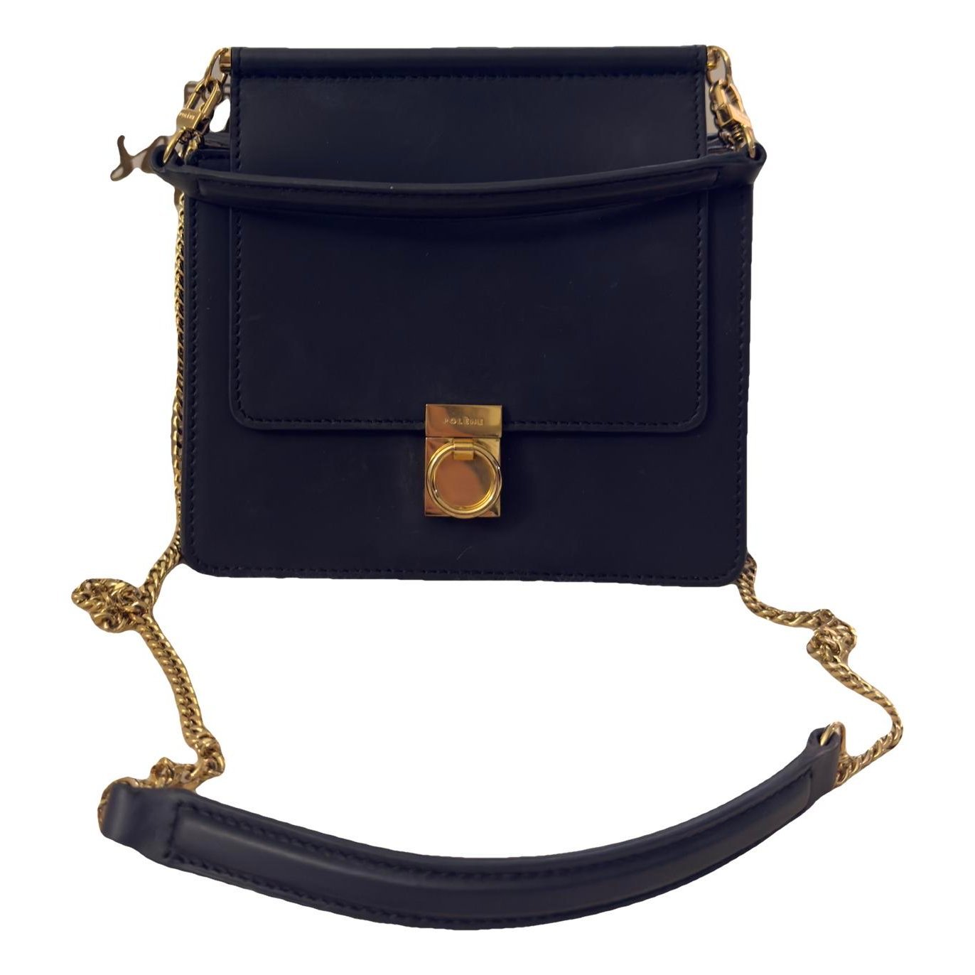 Numéro Sept leather clutch bag